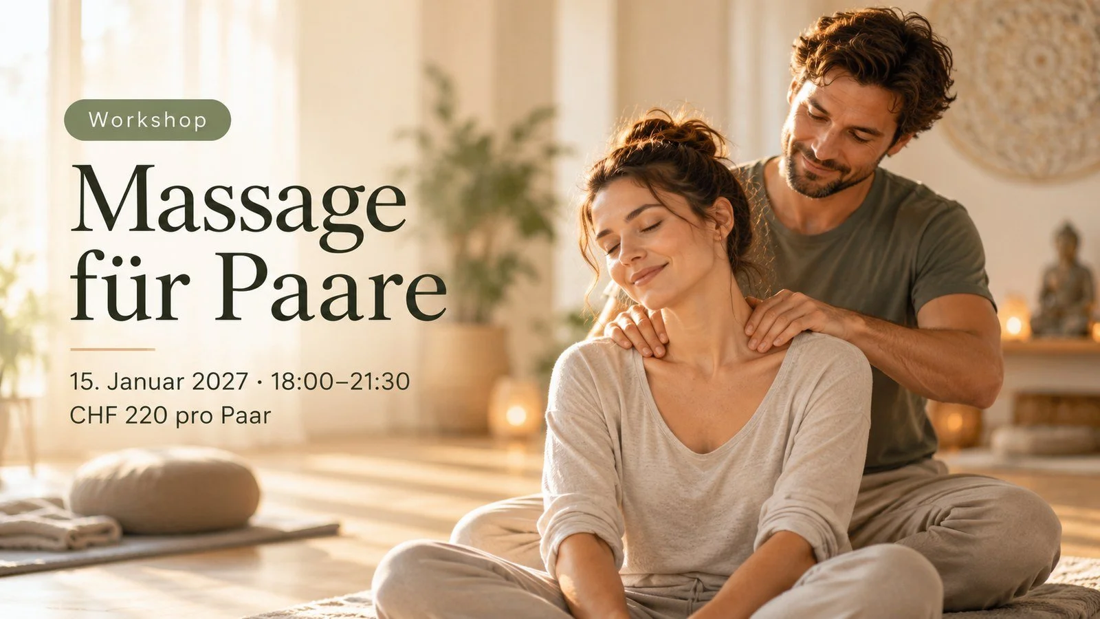 Massage für Paare – gemeinsam entspannen