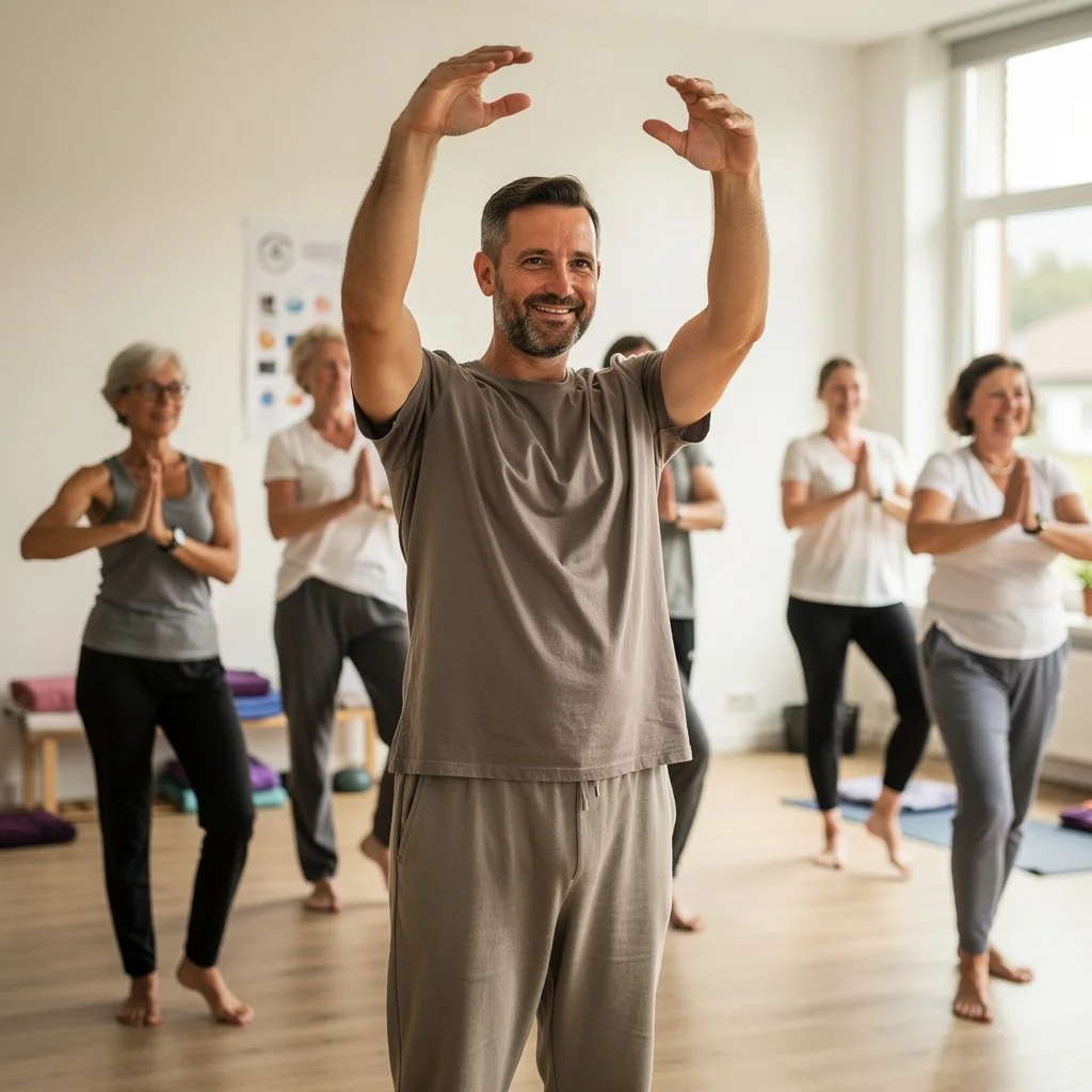 Alltagstaugliche Qi Gong Gruppe für alle Altersklassen im Mana Kendra