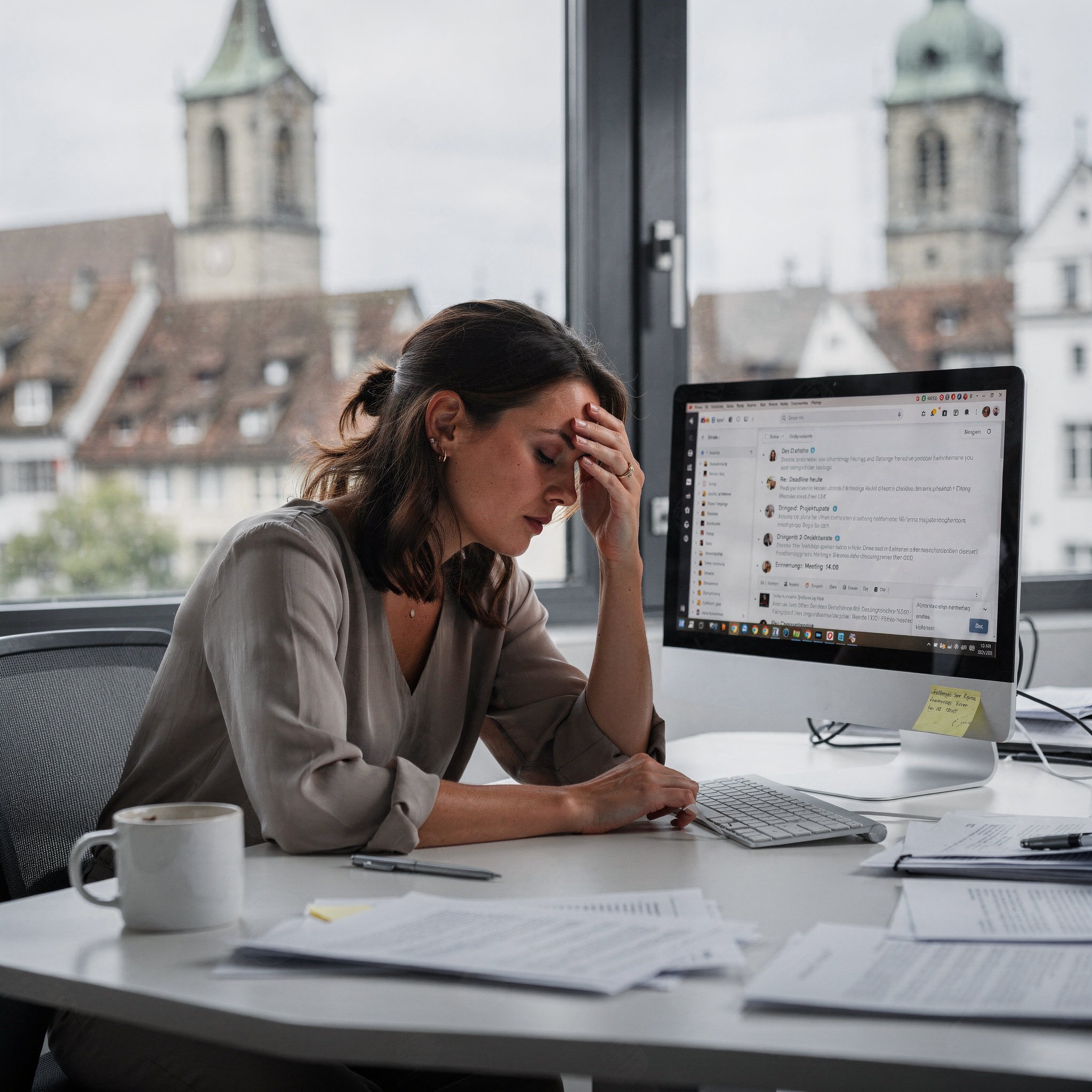 Überforderte Angestellte im Berner Büro – Nervensystem regulieren nötig