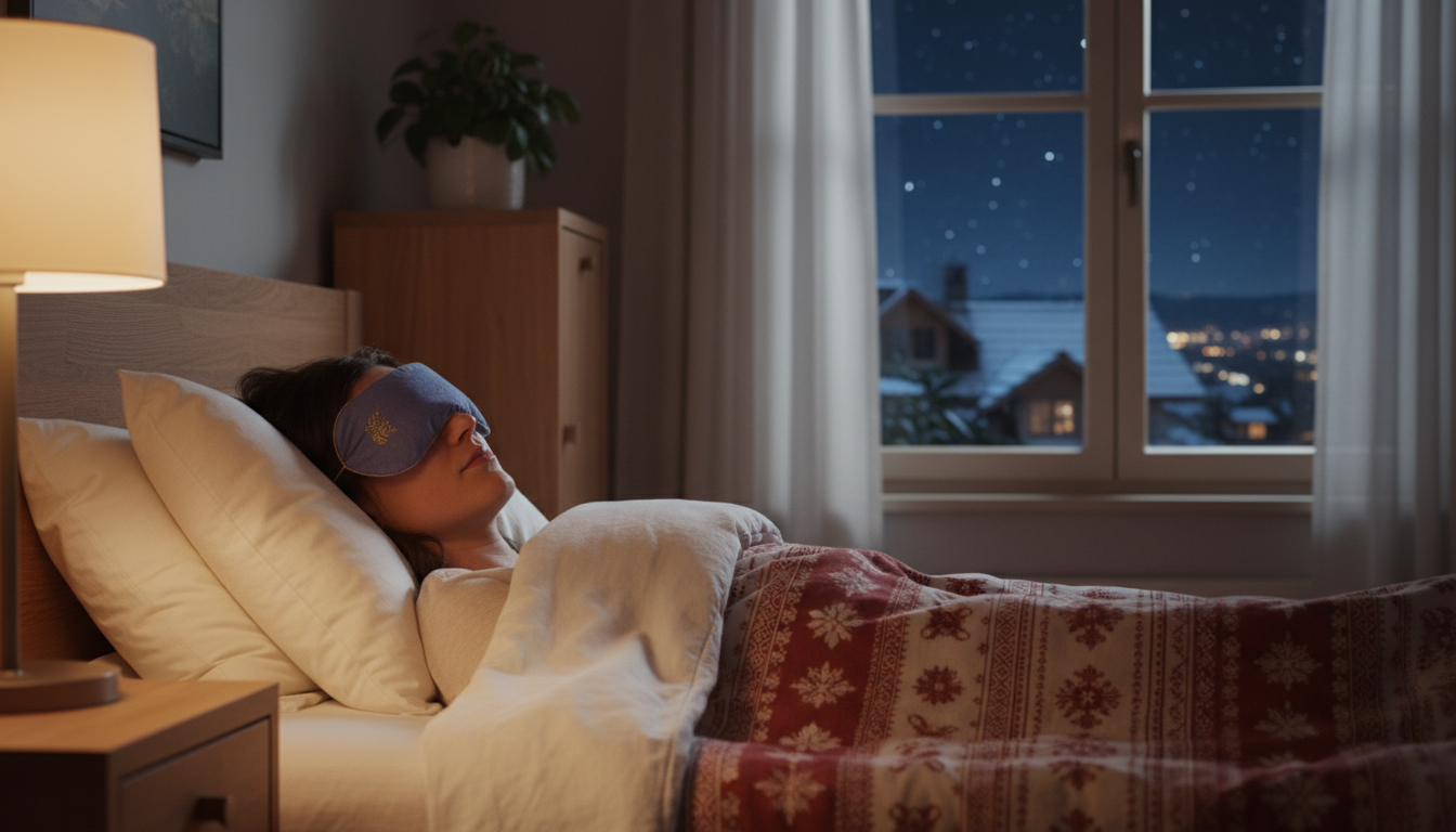 Women going to bed without her phone