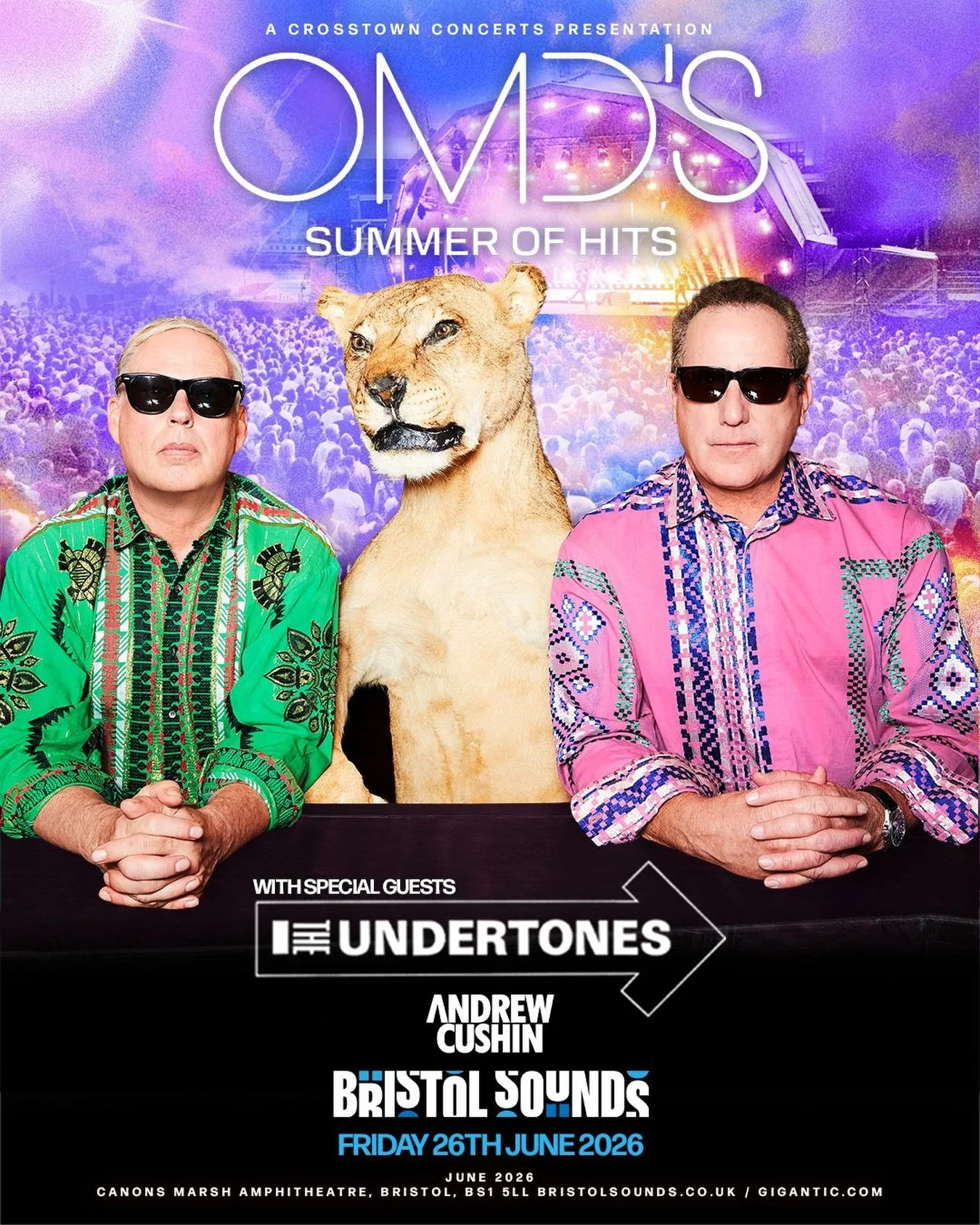 Introducing our legendary special guests @theundertones.official &amp; @andrewcushin joining @omdhq this June! 💥

Tickets are LOW so don&rsquo;t miss out. 🎟️🔗 Link in bio!