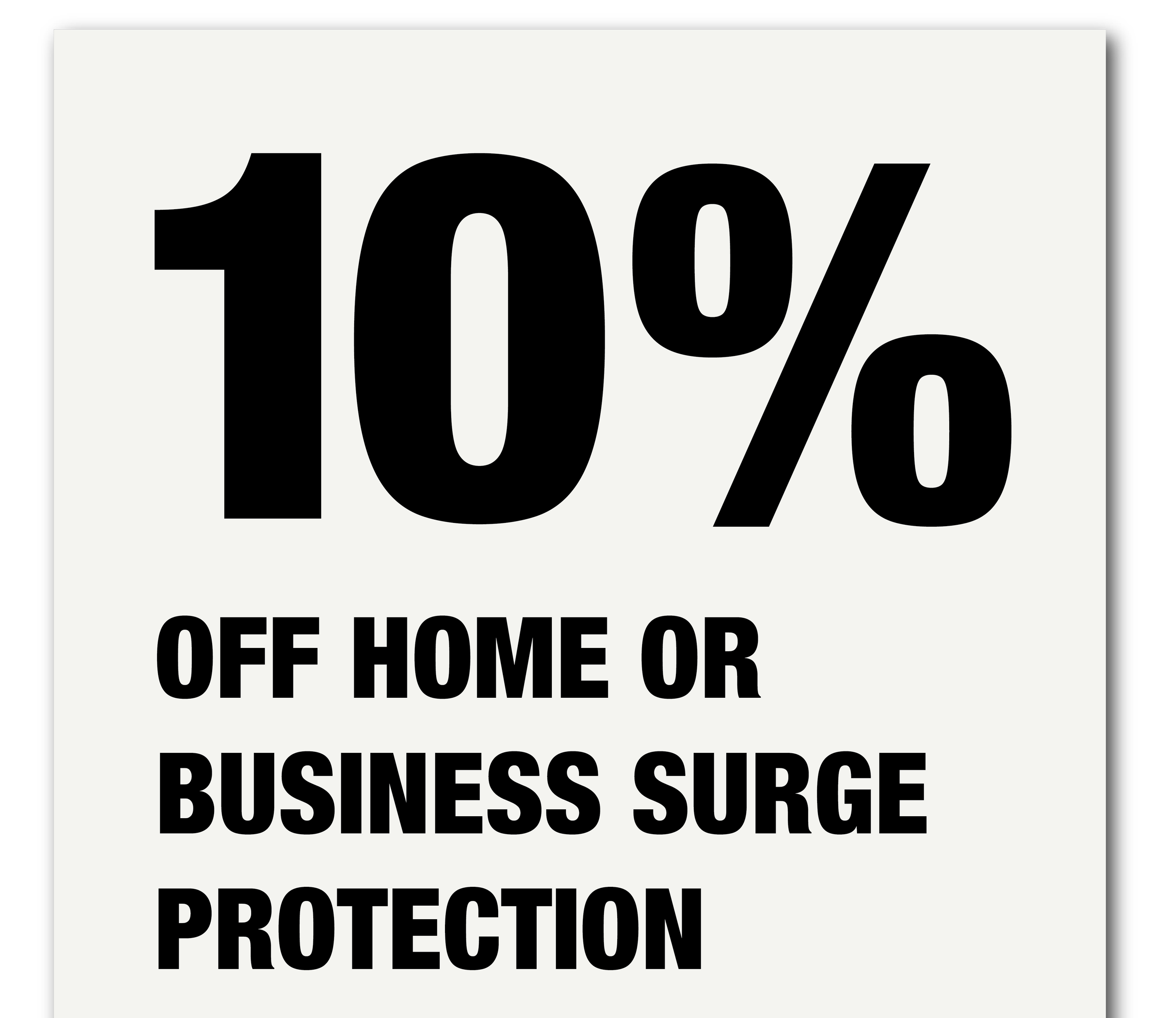10% SURGE PROTECTION