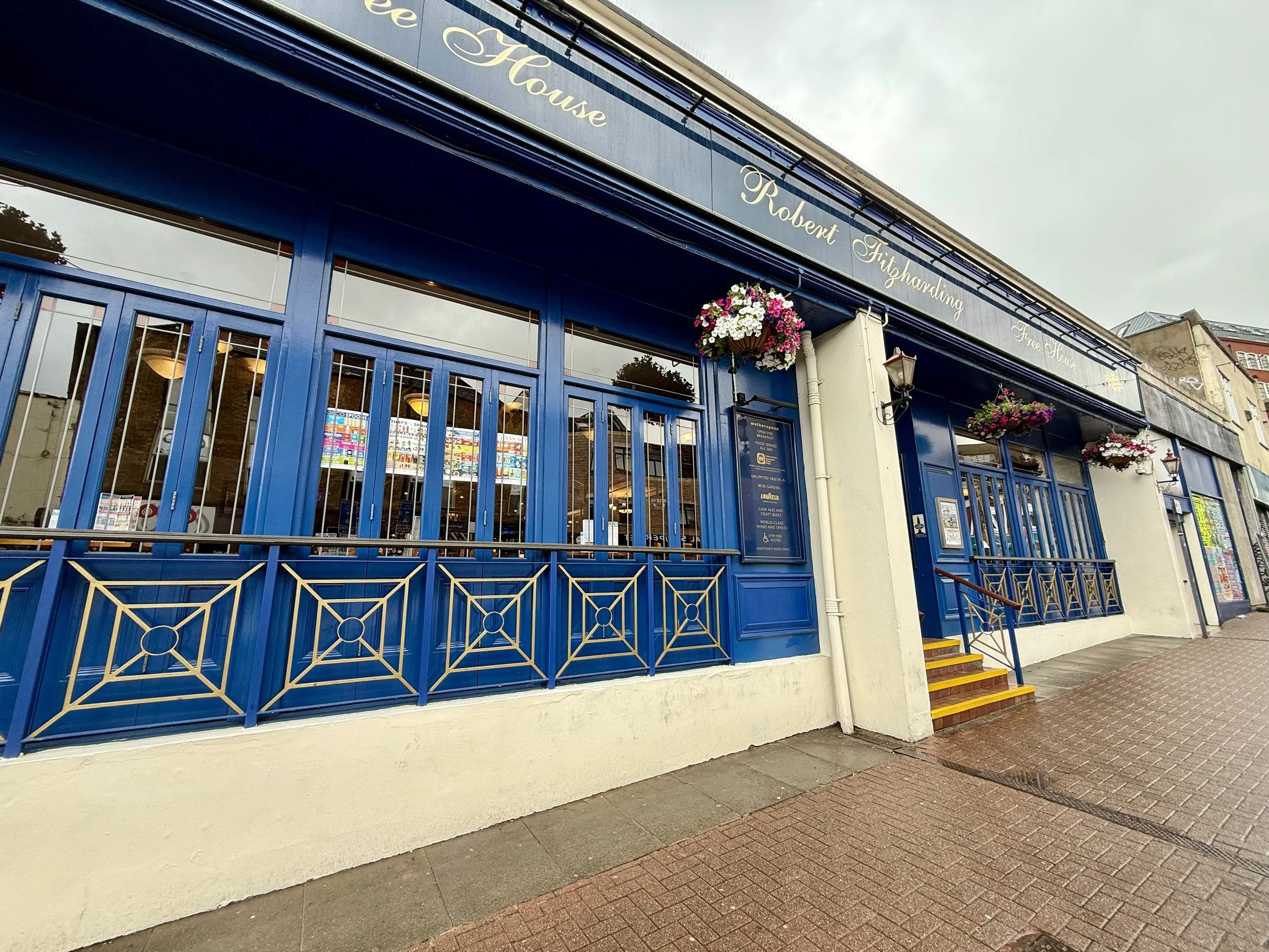Outside view of The Robert FitzHarding, a Wetherspoons in Bedminster