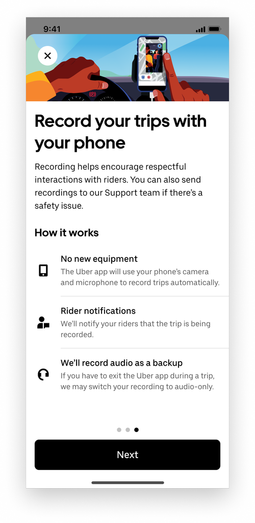 The onboarding intro screen. This holds the “need-to-know” information, to get users to eventually opt-in. What is this and how does it work?