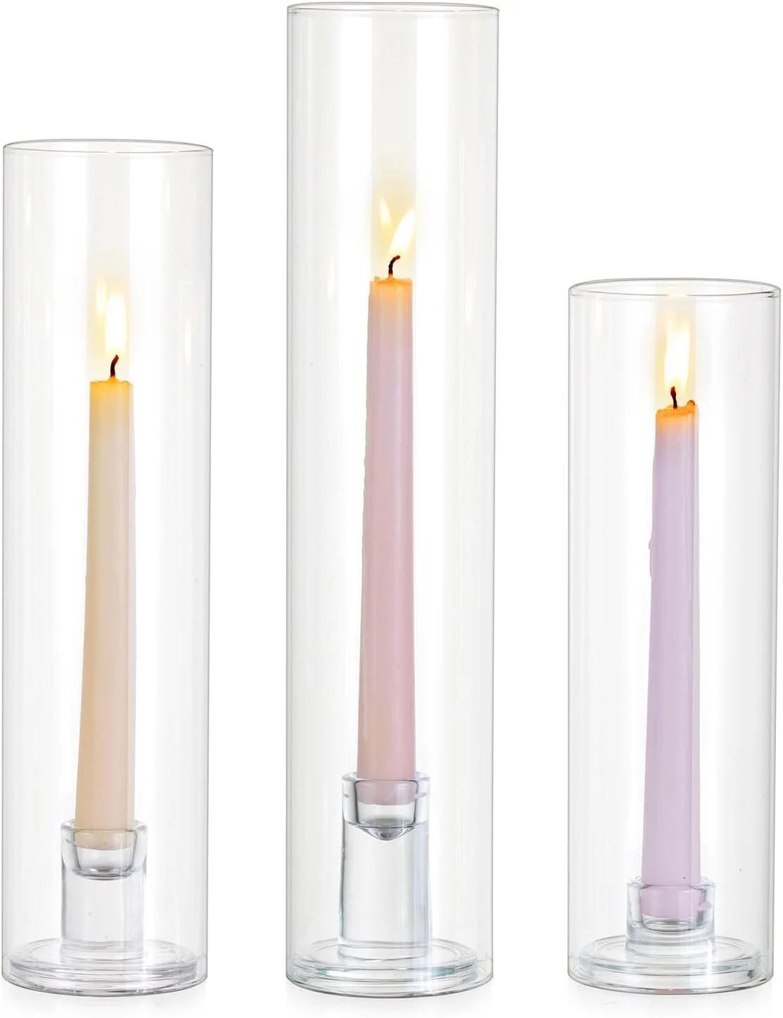 Glass Hurricane Taper Candle Holders.jpg