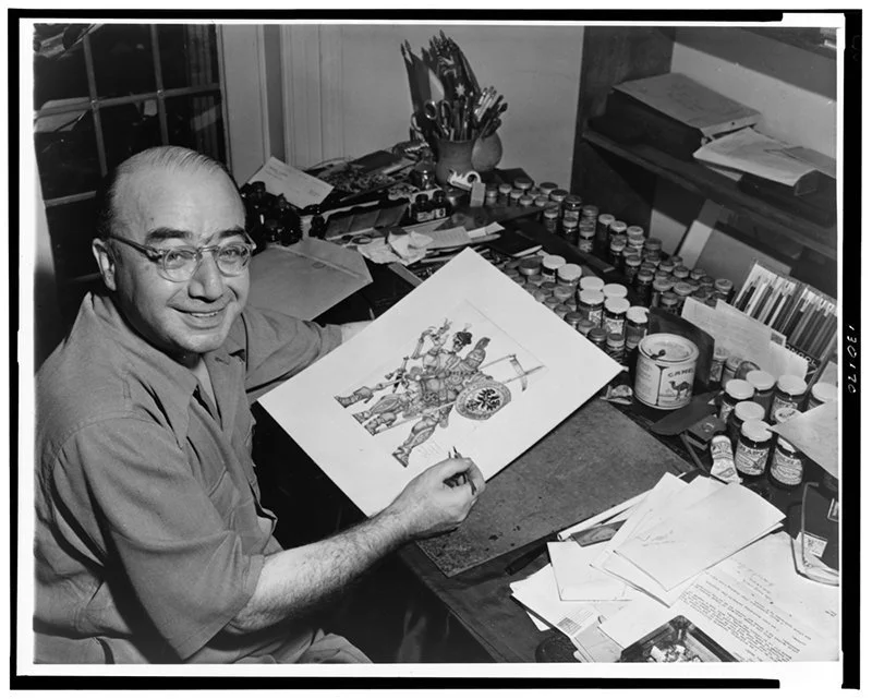 EXHIBITION OF POLITICAL ART BY ARTHUR SZYK, WWII-ERA HUMAN RIGHTS ADVOCATE ON VIEW SEPTEMBER 29 - DECEMBER 16, 2023