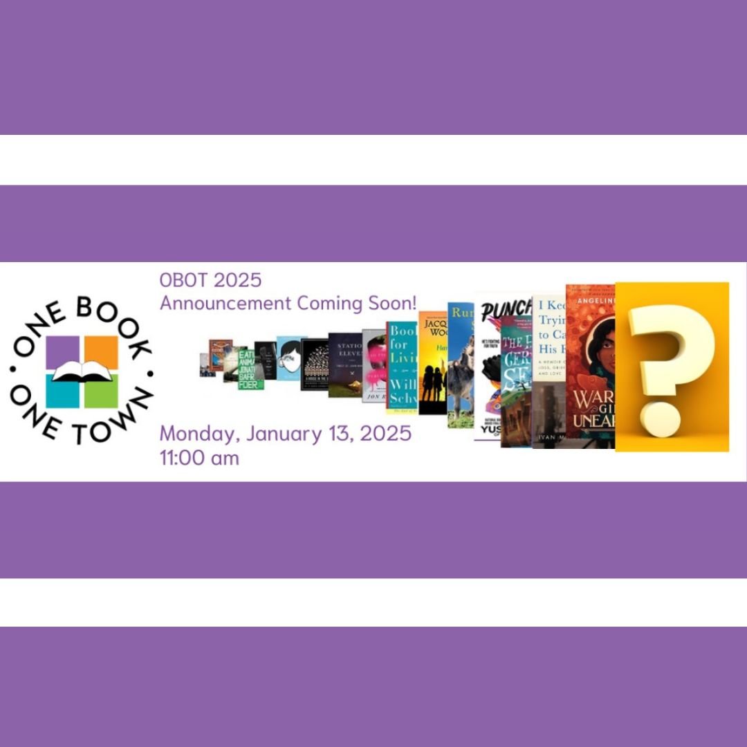 Fairfield To Announce One Book One Town Selection for 2025