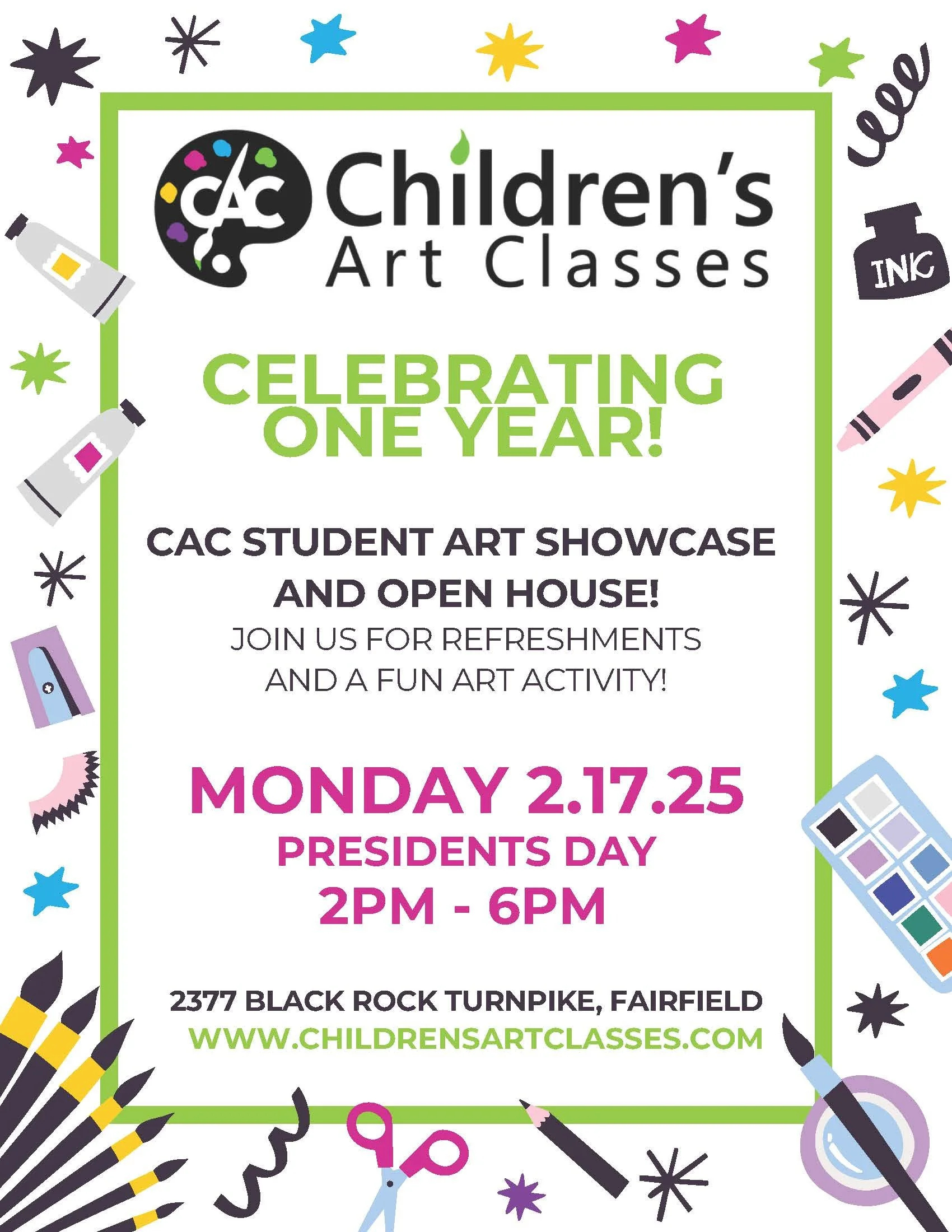Children’s Art Classes Celebrating 1 Year and Hosting Open House