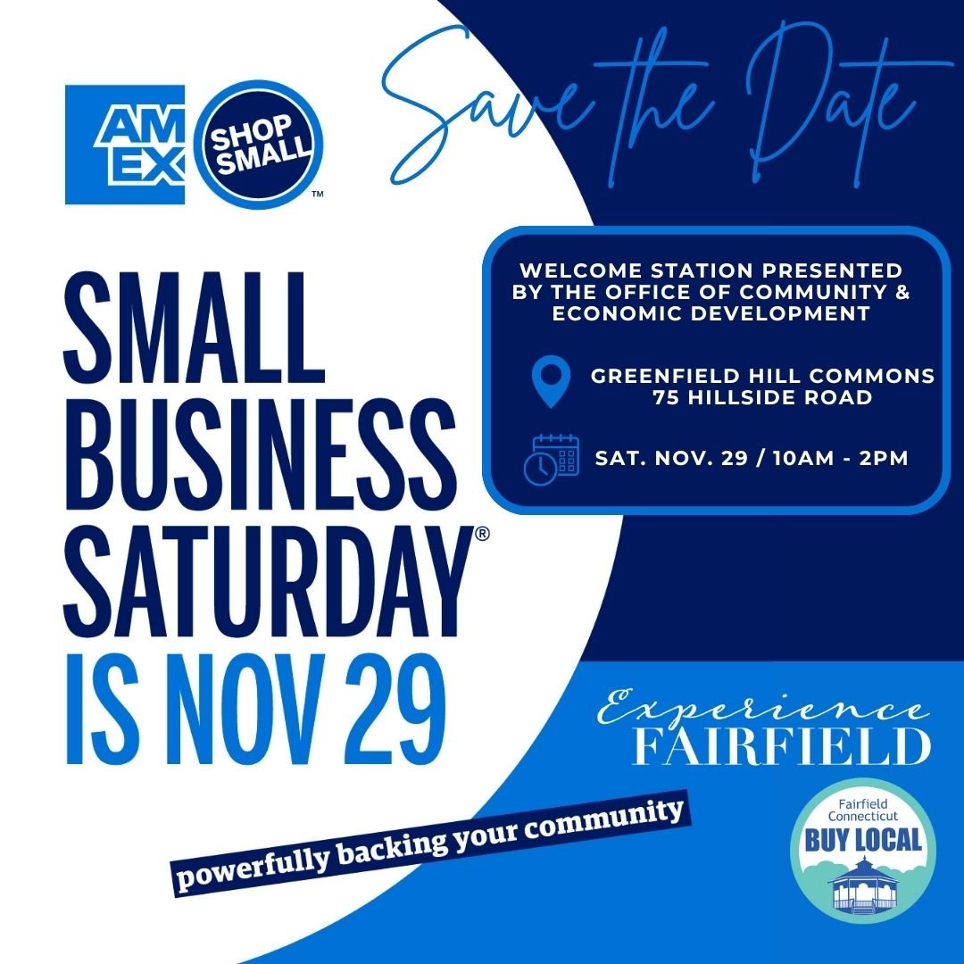 Town of Fairfield Celebrates Small Business Saturday on November 29