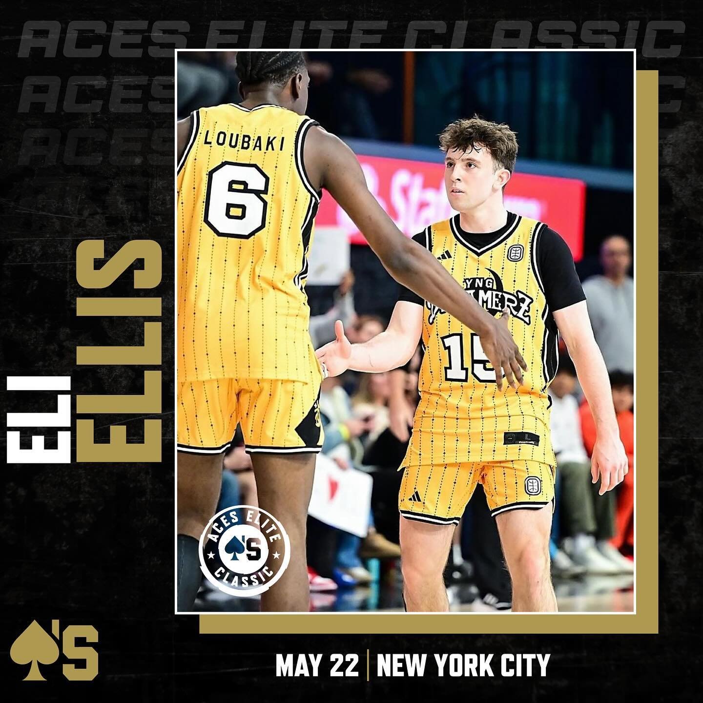 @eliellis is back in The Mecca tonight lacing em up with the best players in the country for 2024 ACES Elite Classic &spades;️🔥

It&rsquo;s gonna be a movie. Make sure you get your tickets &hellip; LINK IN BIO
