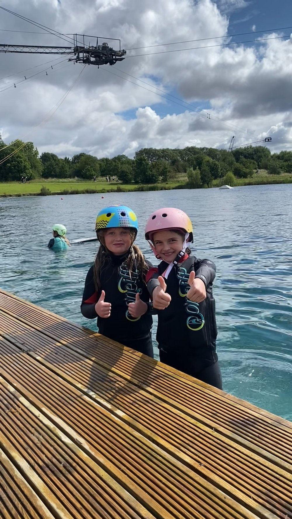 Kids kneeboarding and Wakeboarding — Sheffield Cable Waterski & Aqua Park