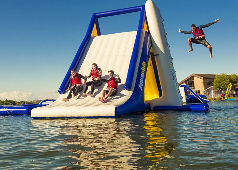 Aqua Park in Rother Valley Country Park — Sheffield Cable Waterski ...