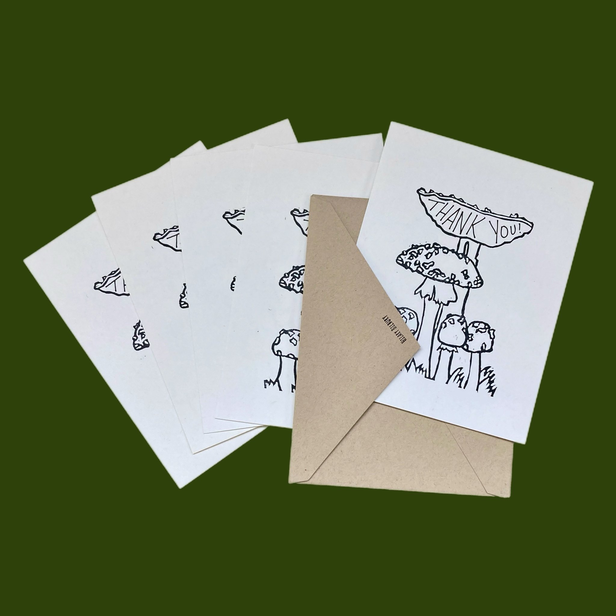 Thank You Mushroom - Note Card Set