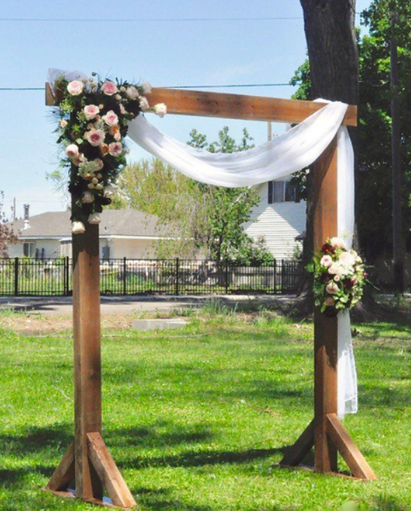  9'x64" Wooden Arch