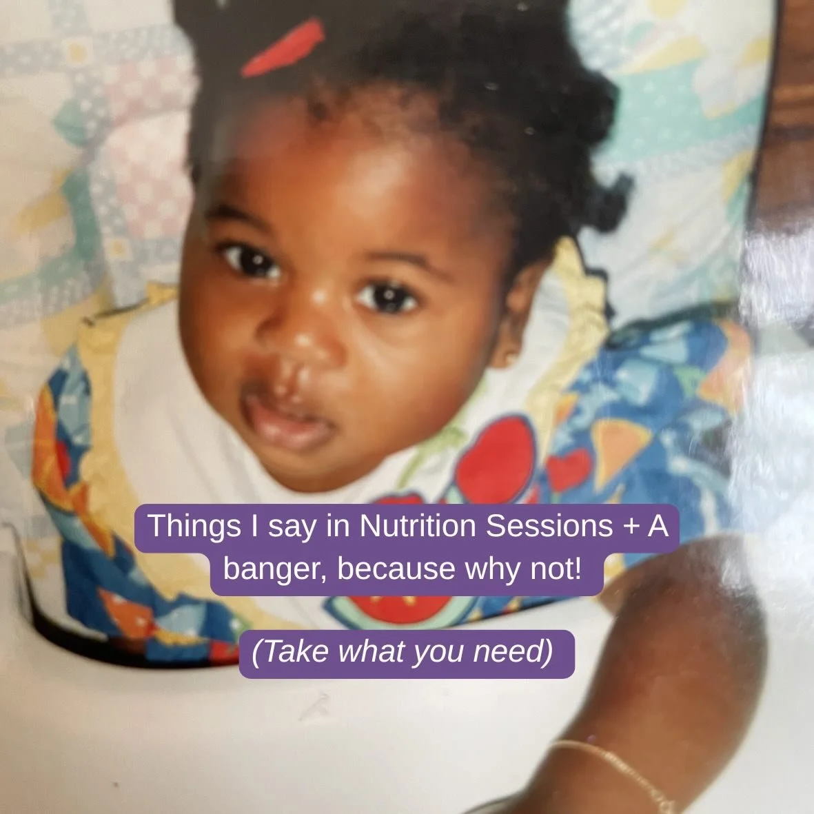 Back with another &lsquo;things I say in nutrition sessions&rsquo; to support a nourishing lifestyle where you can take what you need and leave what you don&rsquo;t! 

And ofc, a banger from the one and only @spicegirls to bring some 90s nostalgia to