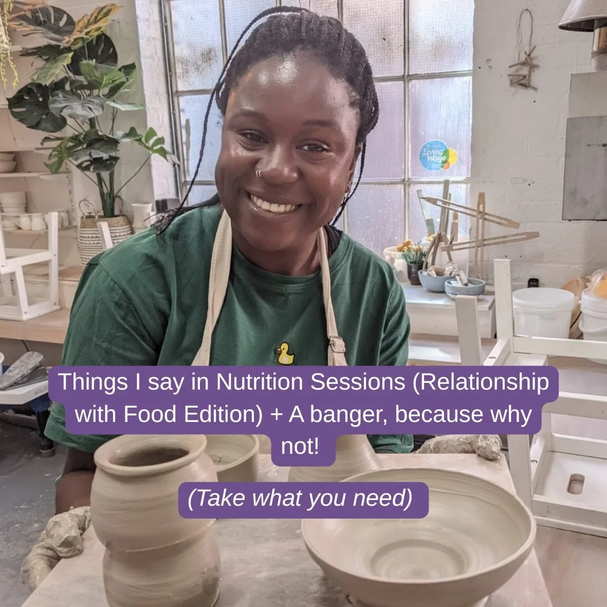 Back again with another &ldquo;things I say in nutrition sessions,&rdquo; and this time themed around relationship with food. 

As always, take what you need and leave what you don&rsquo;t. This doesn&rsquo;t replace personalised advice and I&rsquo;m