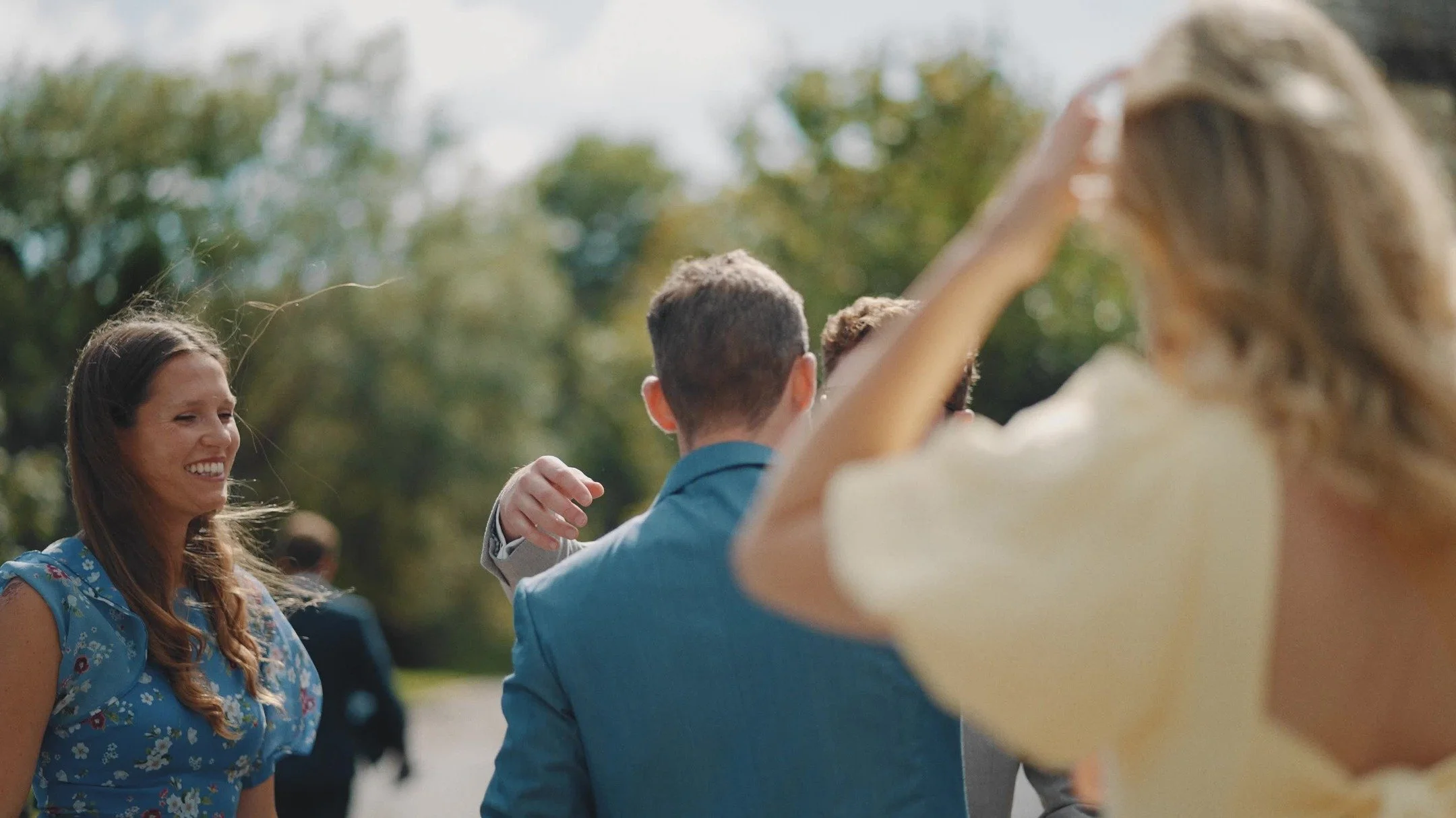 A wonderfully British scene - your guests arriving for your charming rural church wedding. The calm, joyful atmosphere, your favourite people, beautifully recorded.

Shot at Church of St Nicholas, Studland, Dorset.

Full Film here - https://youtu.be/