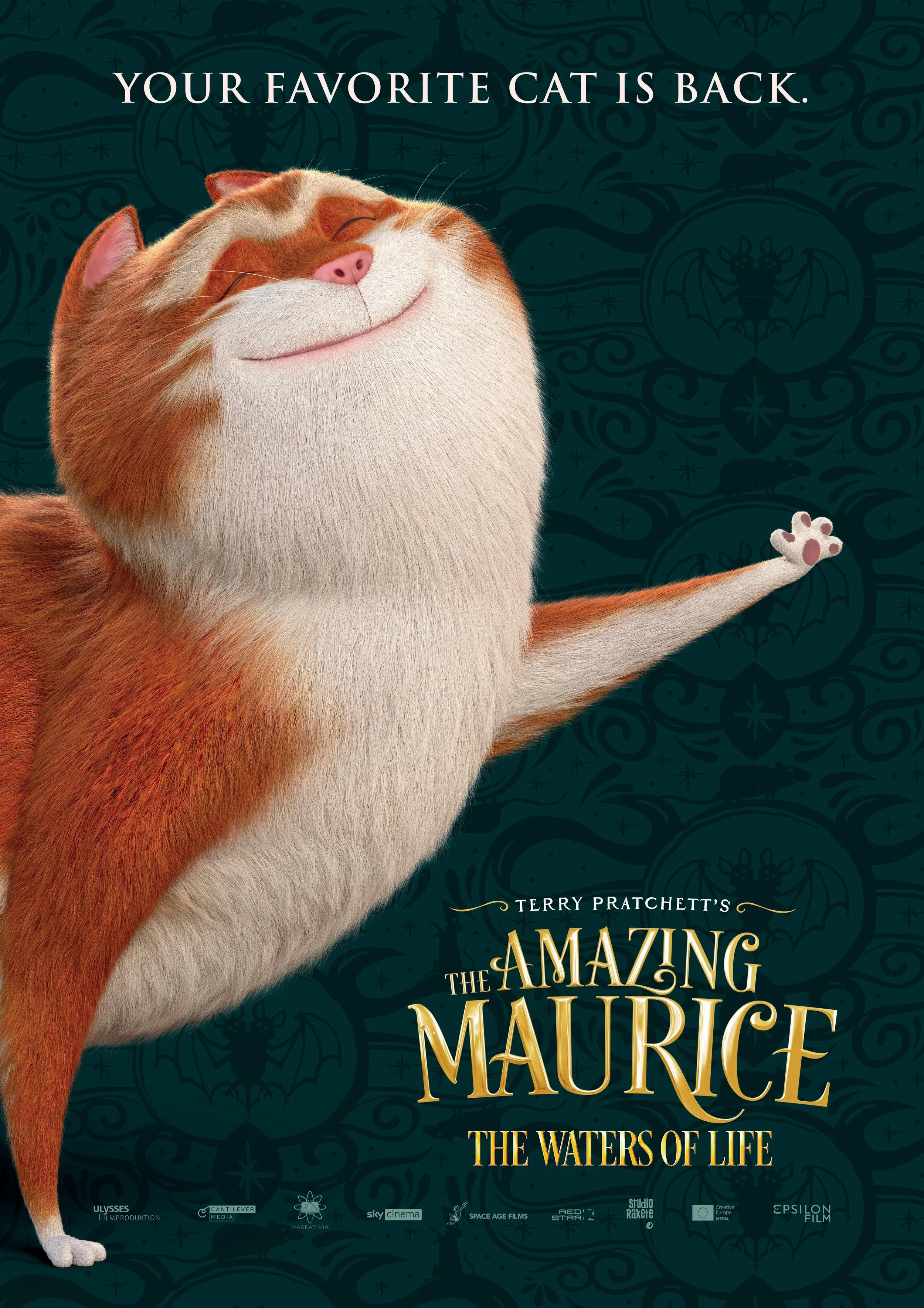 Characters from the Terry Pratchett animated film 'The Amazing Maurice'. Film and TV Clearances provided specialised Neg-Checking services to ensure legal safety for this global release.