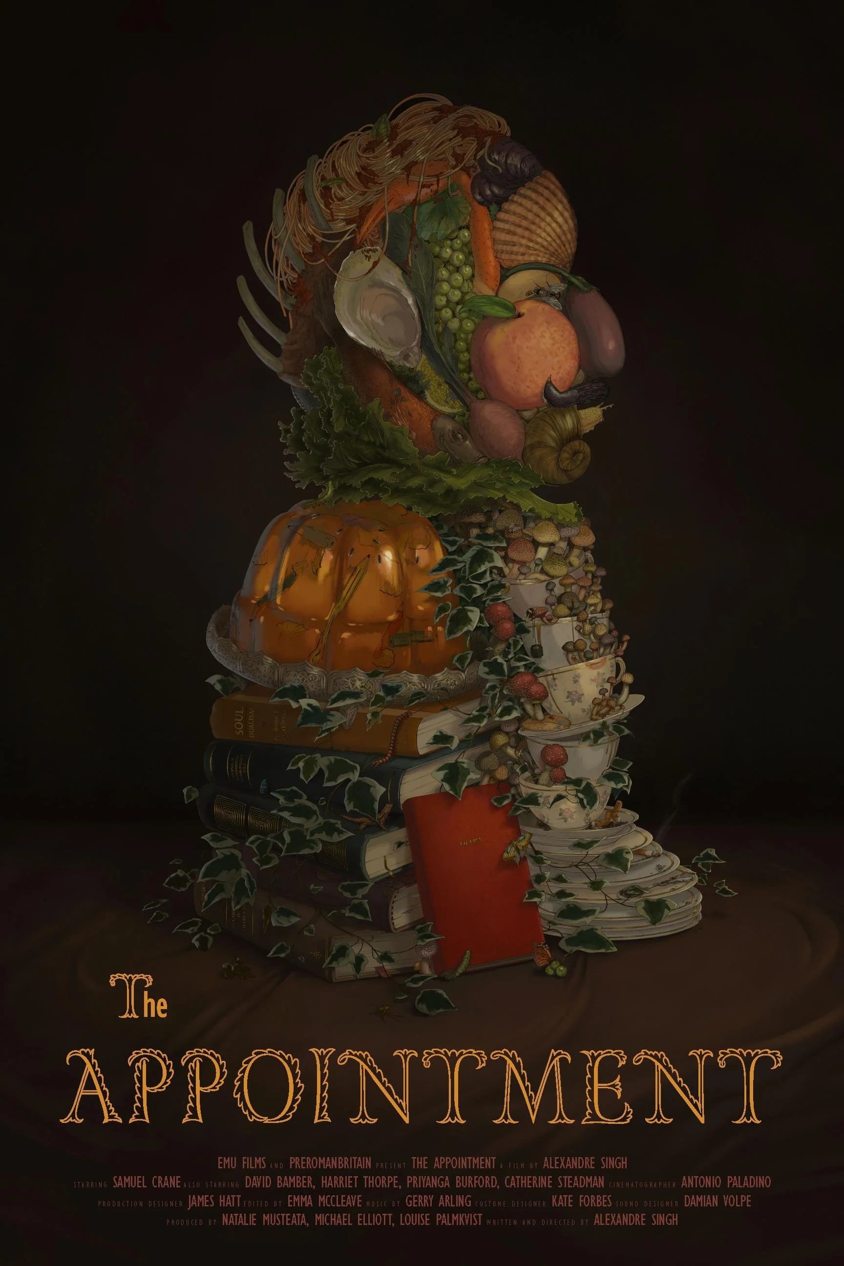 Movie poster for the short film "The Appointment," showcasing professional script and legal clearance services. Example of managing third-party intellectual property, brand releases, and artistic permissions for independent film production.