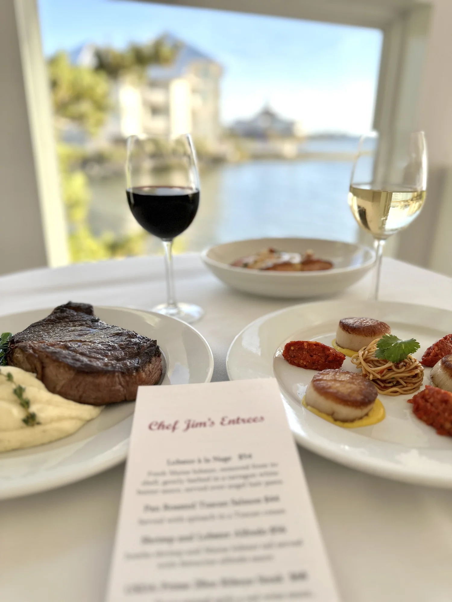 CHEF JIMS MENU — fagers island