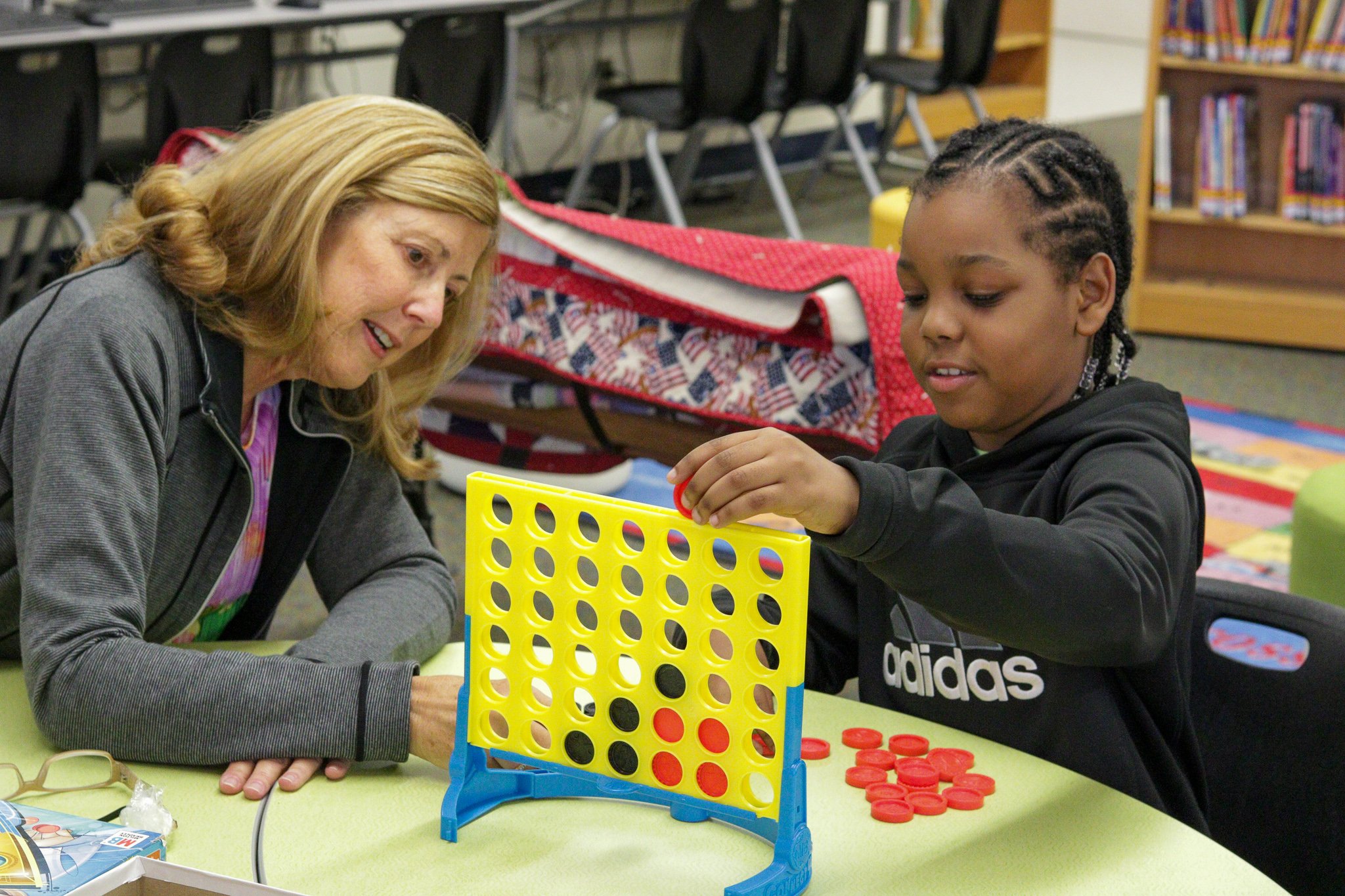 Beverly and mentee: KidsHope at Larkspur