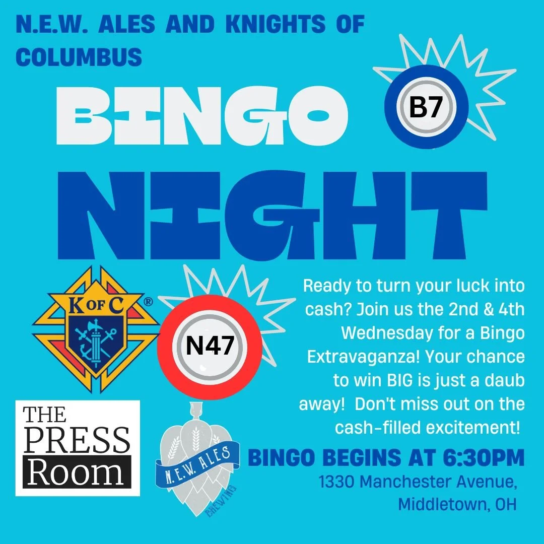 Bingo Night at NEW Ales with Knights of Columbus 