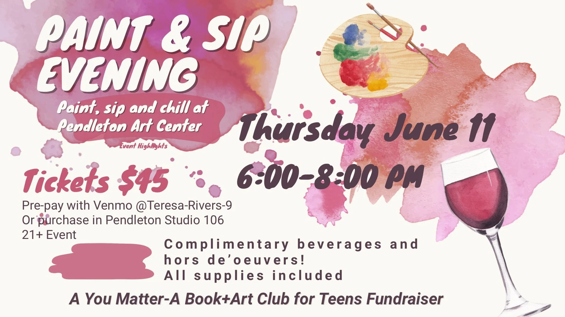 Paint & Sip Evening at the PAC