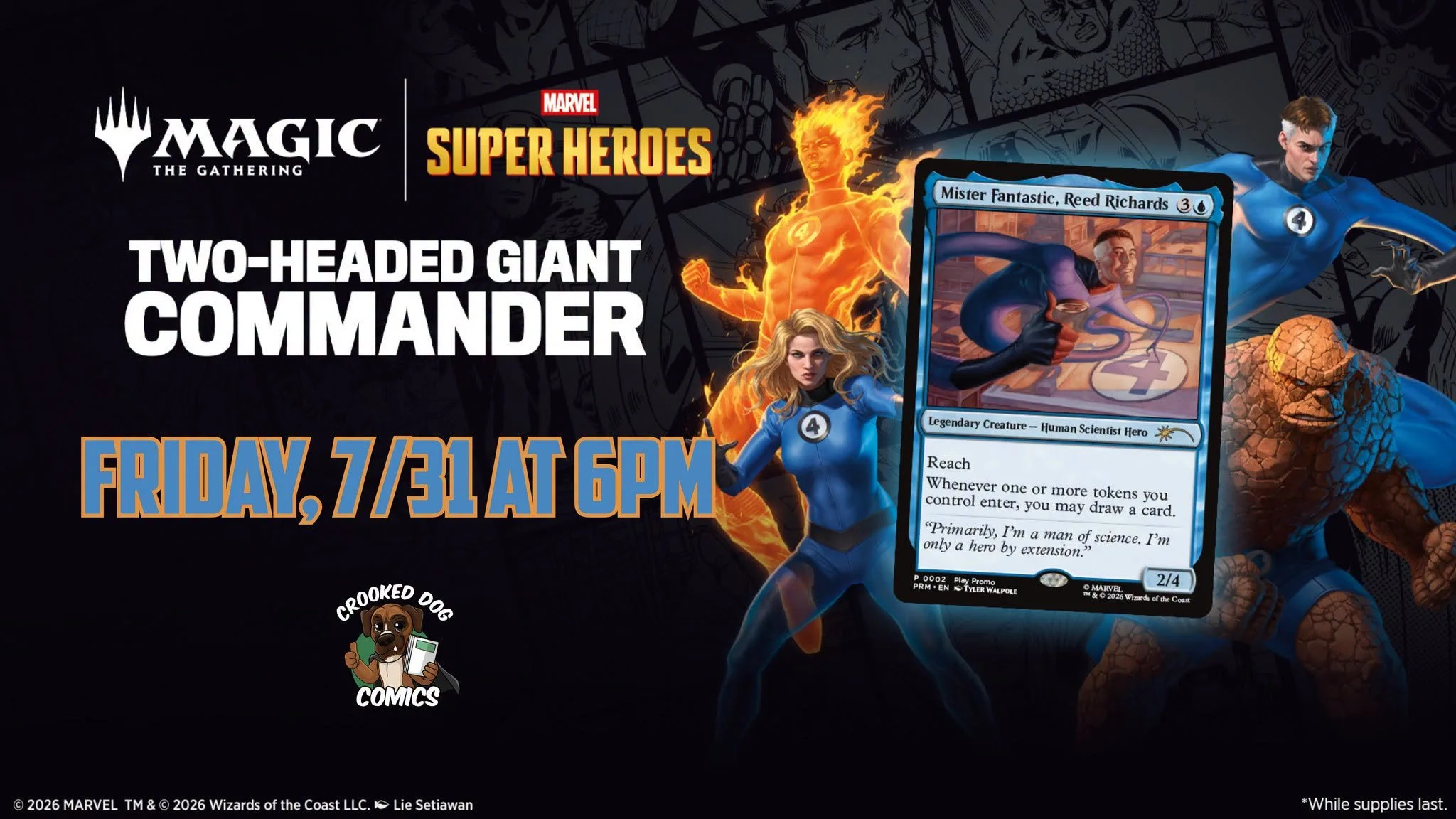 MTG Marvel Super Heroes Two-Headed Giant Commander Party