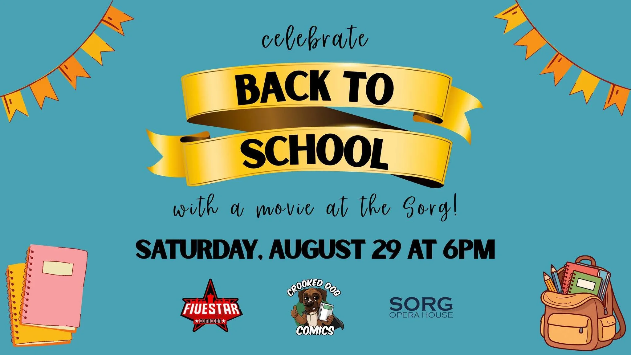 Celebrate Back to School with Crooked Dog Comics, Five Star Comic Con & The Sorg