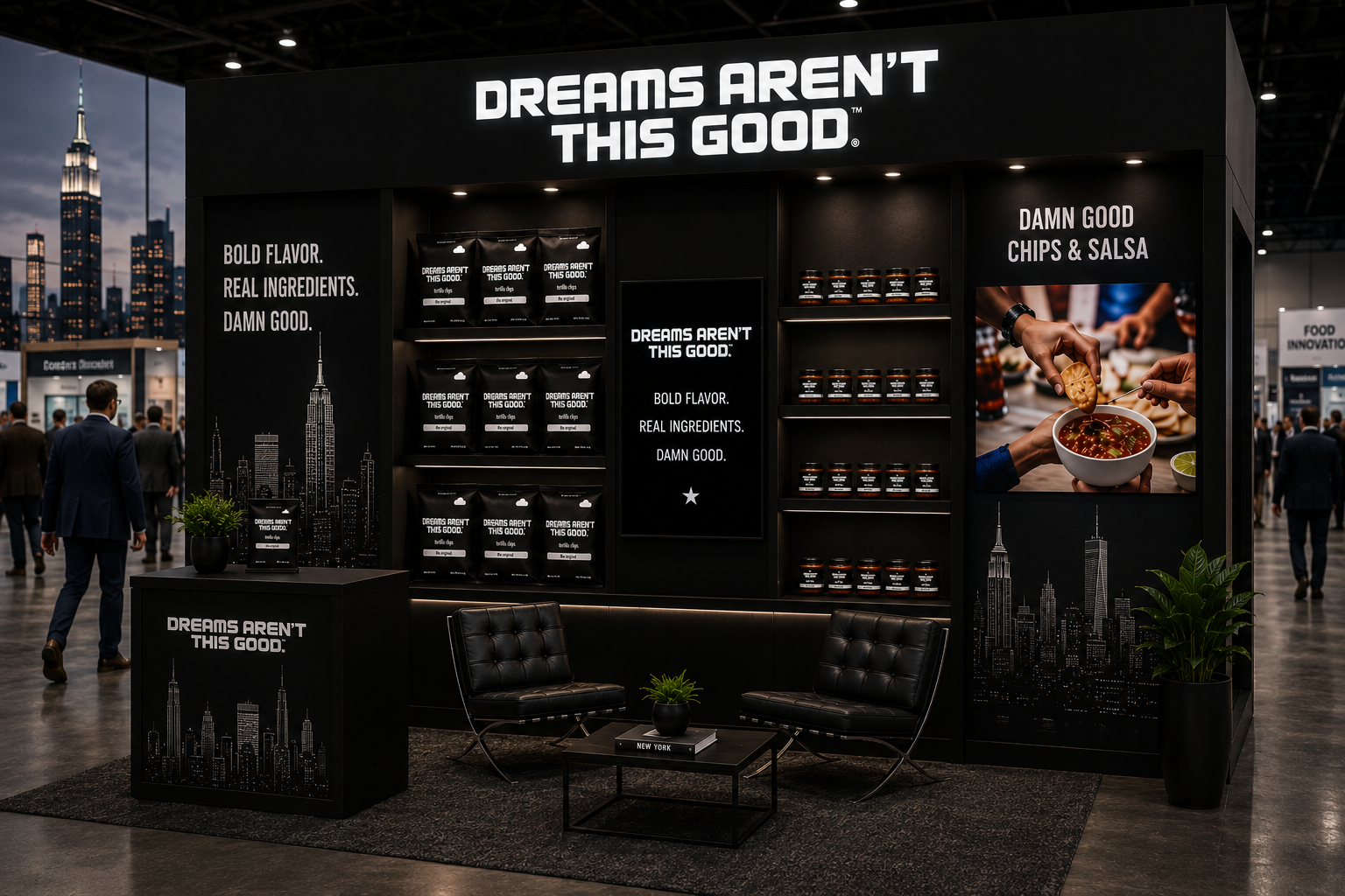 Dreams Aren't This Good - Art Direction Trade Show Setup