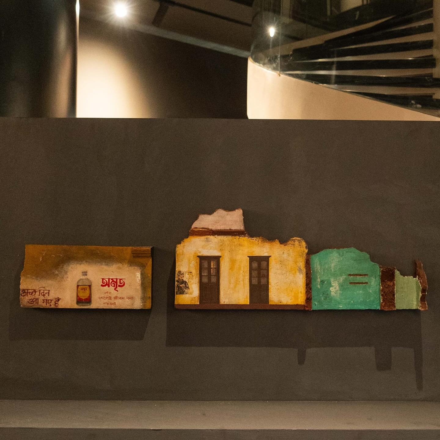 Cacophony of Calcutta - XXXI and XLII by Prithvish Daw at the Museum of Meenakari Heritage (MOMH)

Cacophony of Calcutta - XXXI and XLII is an evocative meditation on the shifting architectural and cultural landscape of Kolkata. Through the textured 