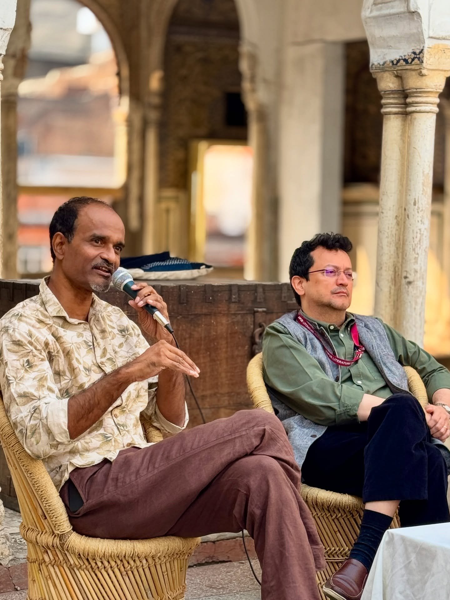 As part of Jaipur Art Week 4.0, we were honoured to present Shroud Installation and 24 Foam Impressions by Hari Katragadda-a compelling exploration of environmental disruption in Varanasi. The presentation was followed by a conversation between Hari