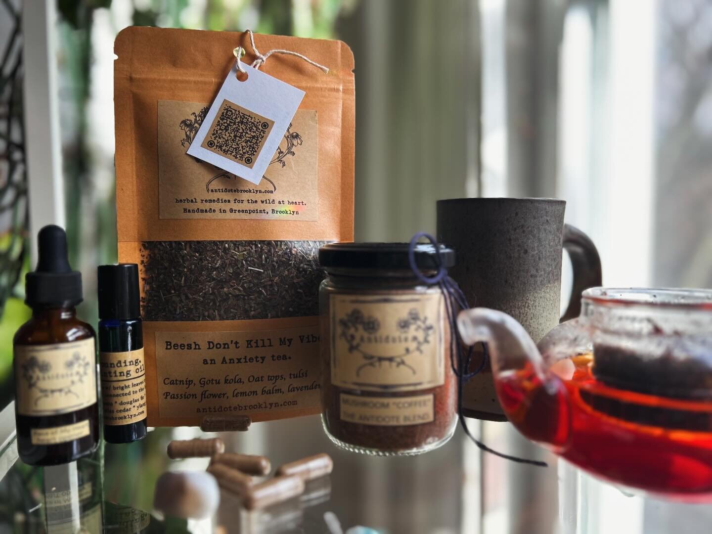 So&hellip;I just listed the Antidote generalized line of teas, zodiac teas, tinctures, capsules, adaptogen blends and anointing oils on Faire.com 
https://faire.com/direct/antidoteapothecary
It&rsquo;s a platform for buyers to consider products made 