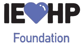 Text saying 'I ♥ H P Foundation' with a heart symbol