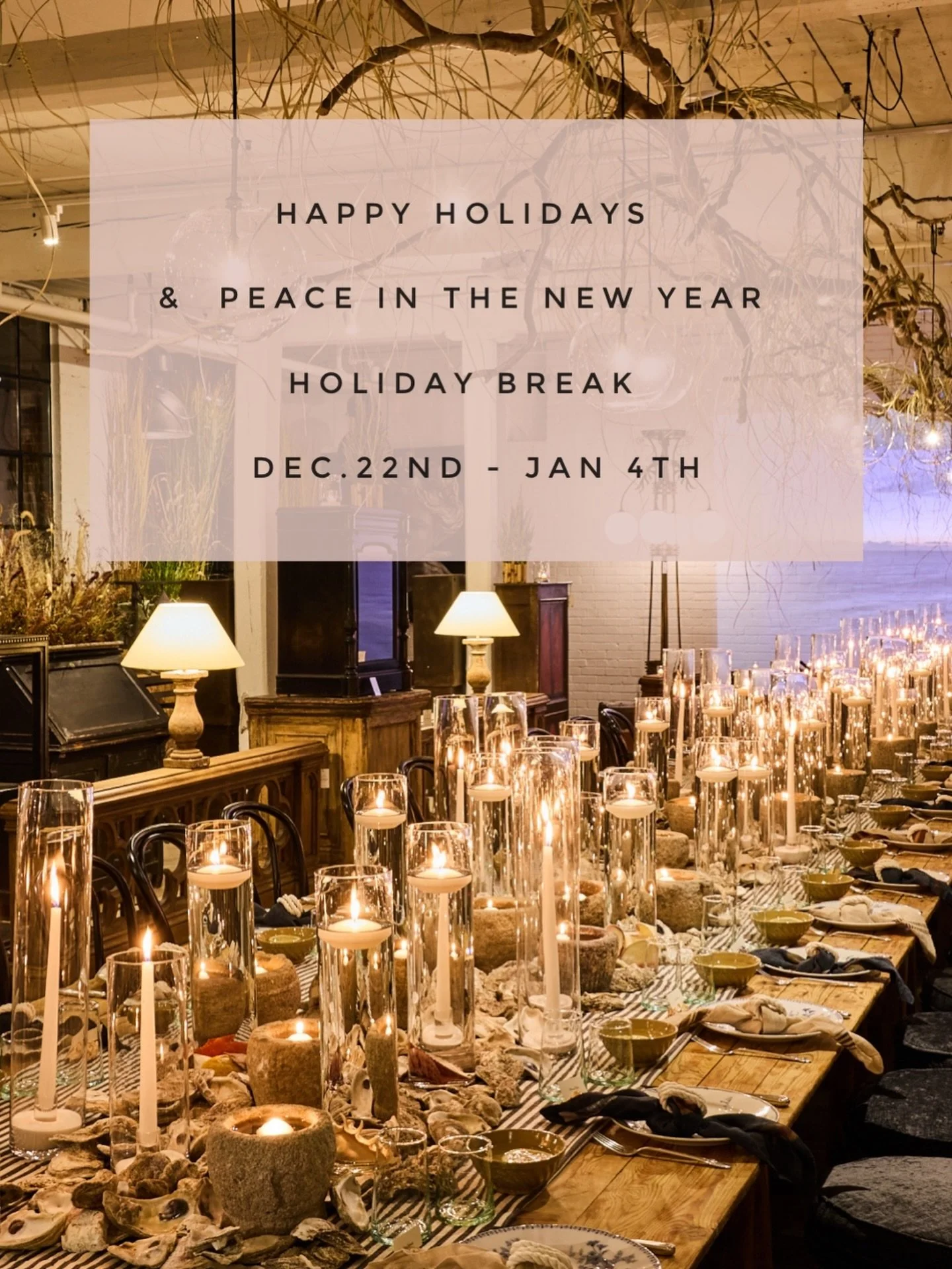 May your holidays be magical. Hope you enjoy the season of lights. Peace to all

We&rsquo;ll look forward to seeing everyone in the new year. 

HOLIDAY CLOSING : 
Dec. 22nd - Jan. 4th 

#313Space #holidaymagic #peacetoall