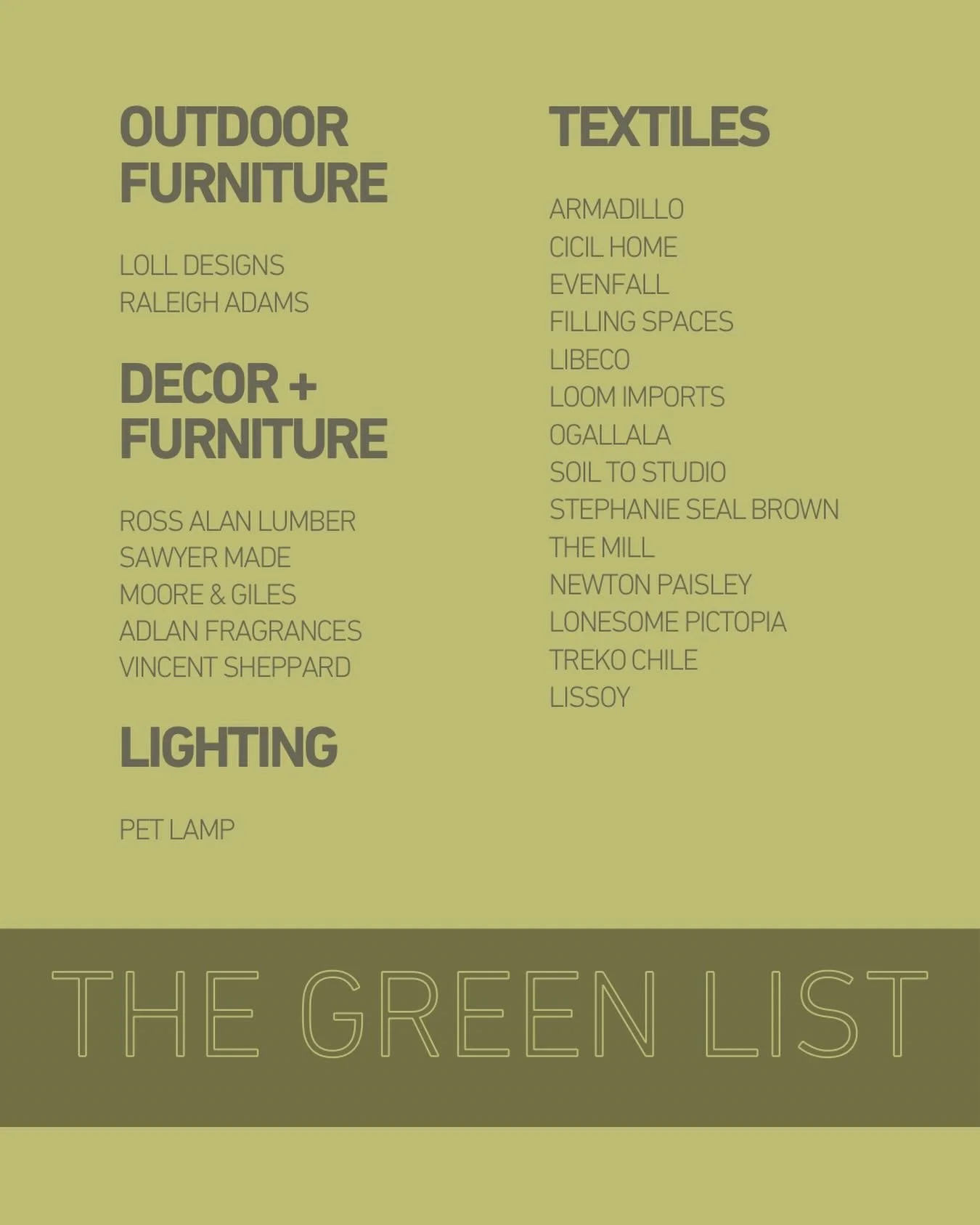 The Green List highlights the 313 exhibitors who are consciously creating collections designed with love for the planet, respect for its resources, and a standard of being chic AF that never compromises either.

Many are third-party certified (Cradle