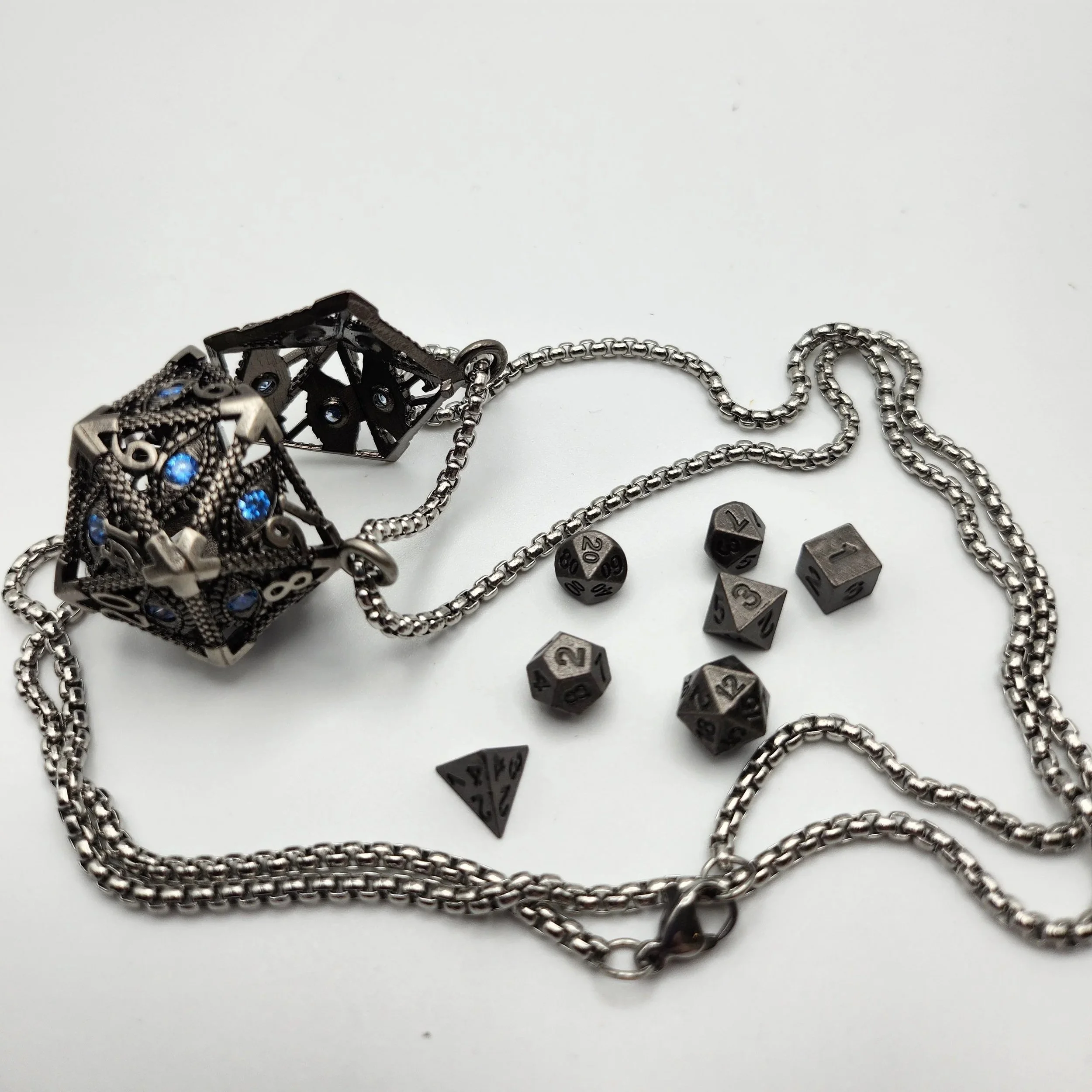 Mini+Dice%2C+D20+Gem+Eye+Necklace+-+Black+%26+Blue+Gem.jpg