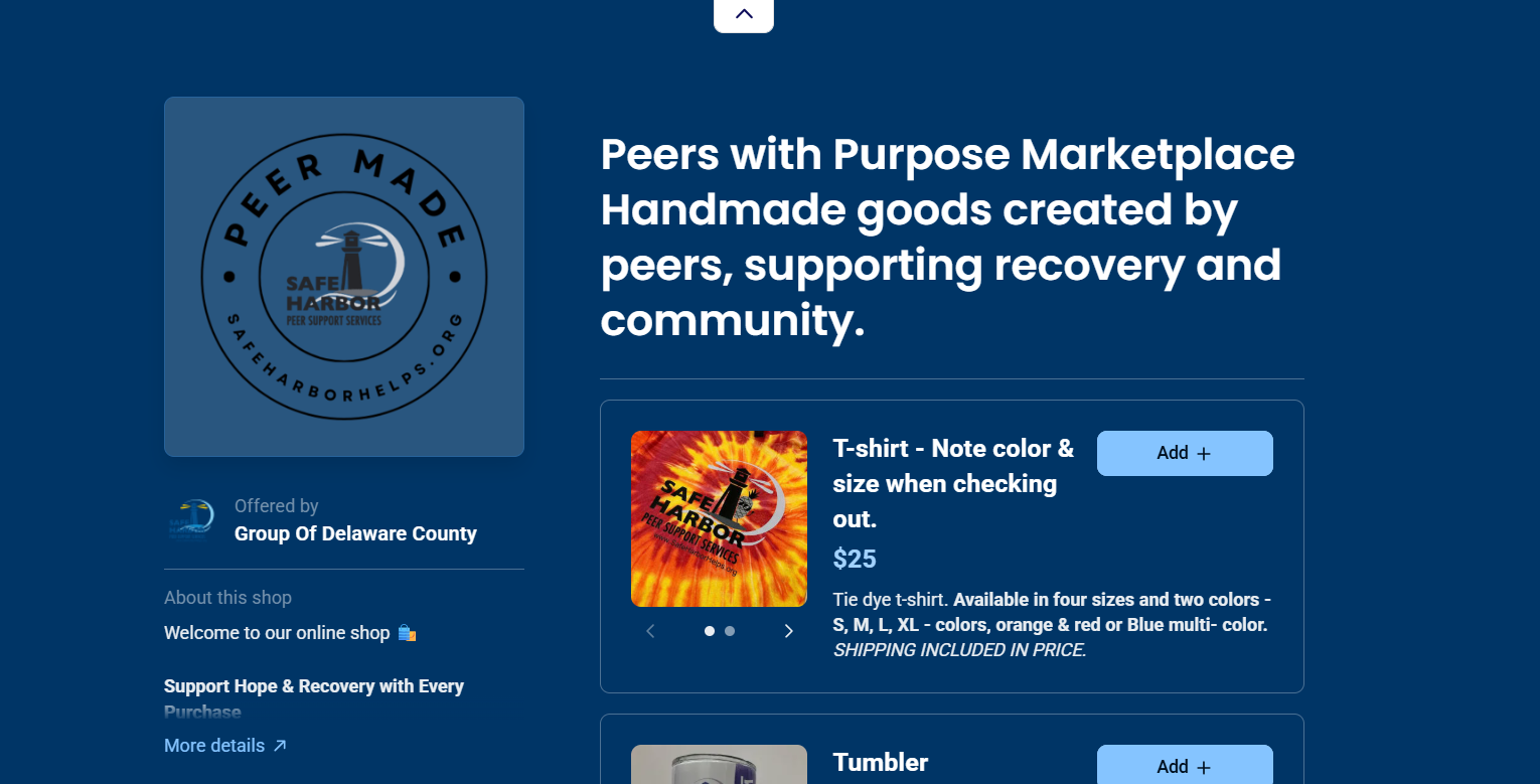 Peers with Purpose Marketplace 