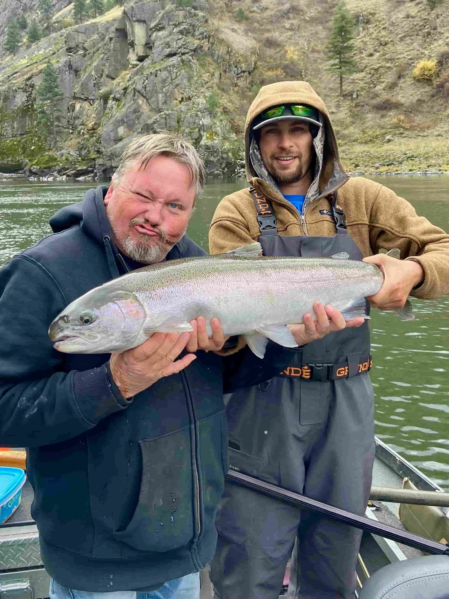 Marcus Riggins Week Fall Multi Day Drift Boat Steelhead & Fall Chinook Fishing — Riggins Idaho ...