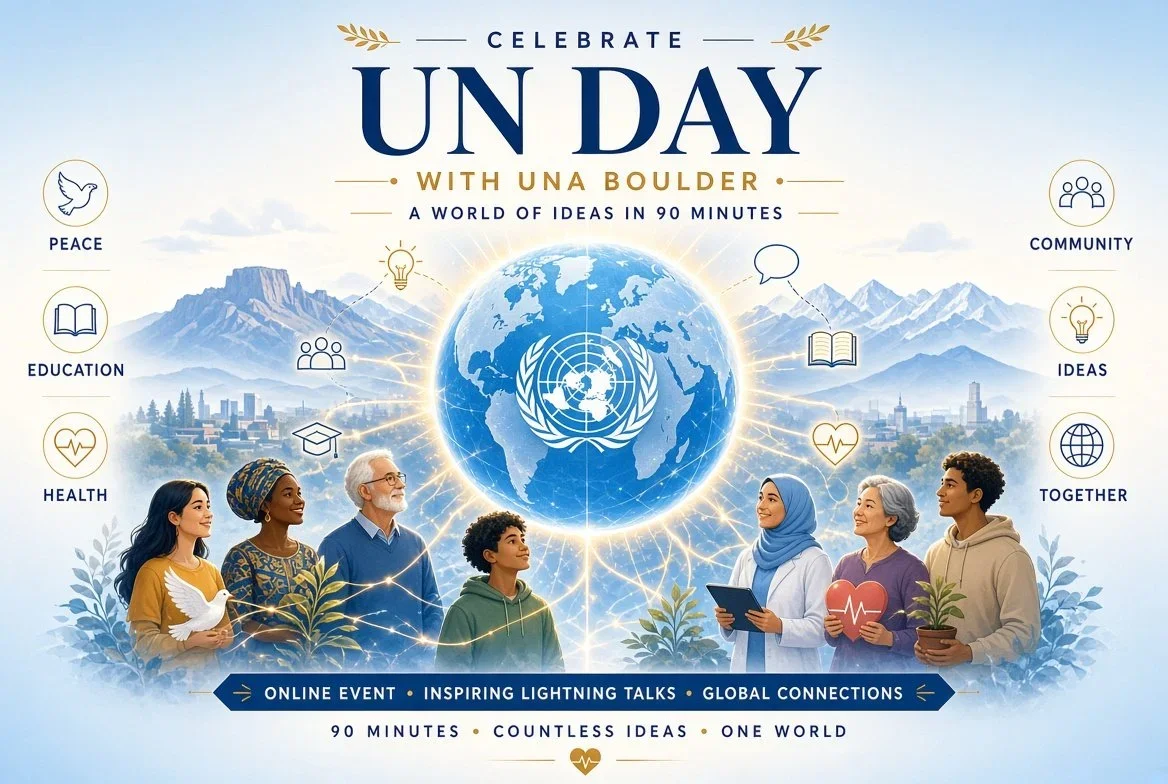 Celebrate UN Day with the United Nations Association of Boulder!
