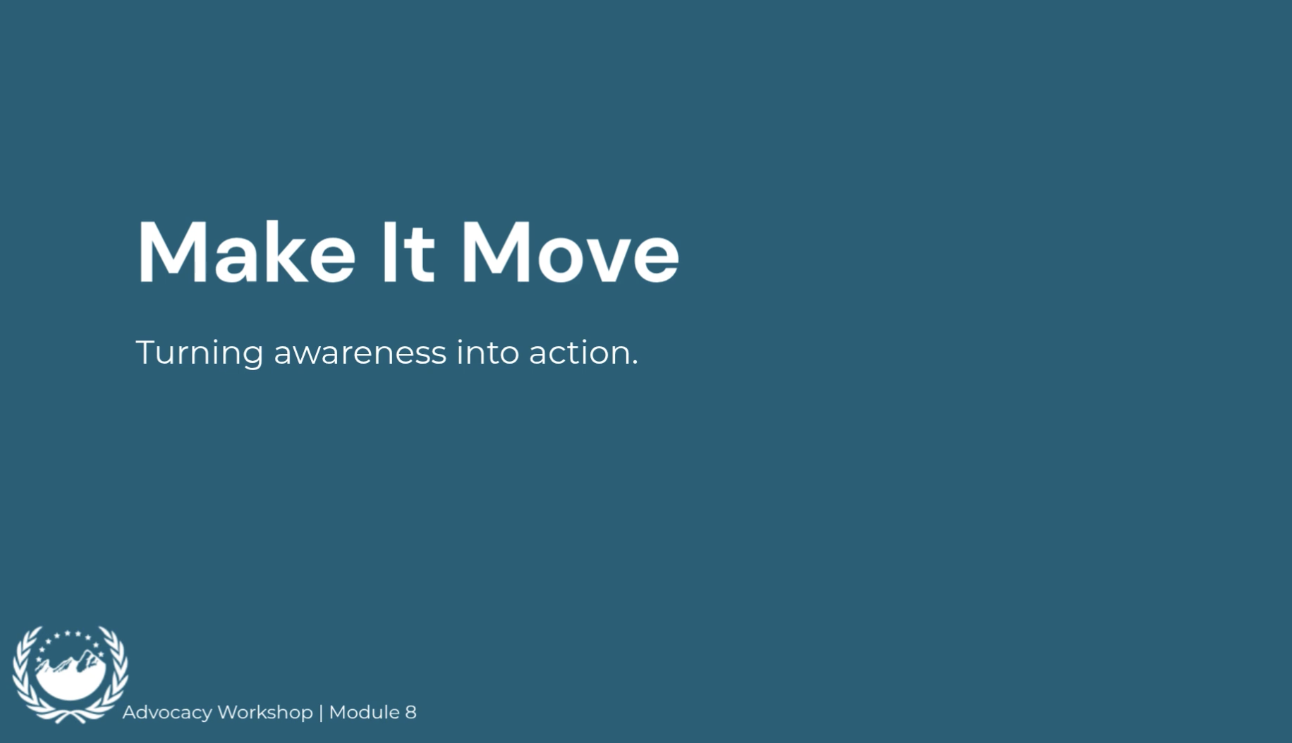 Module 8 - Make It Move