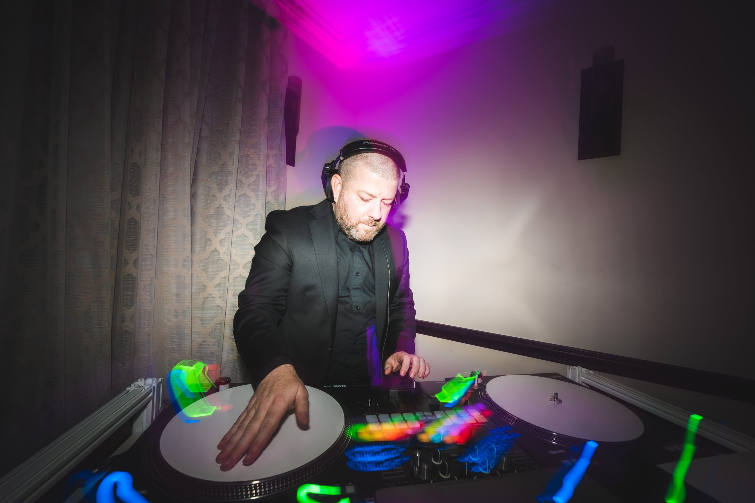 Drew Pierce DJing a High End Corporate Event for A Large Scale Brand.
