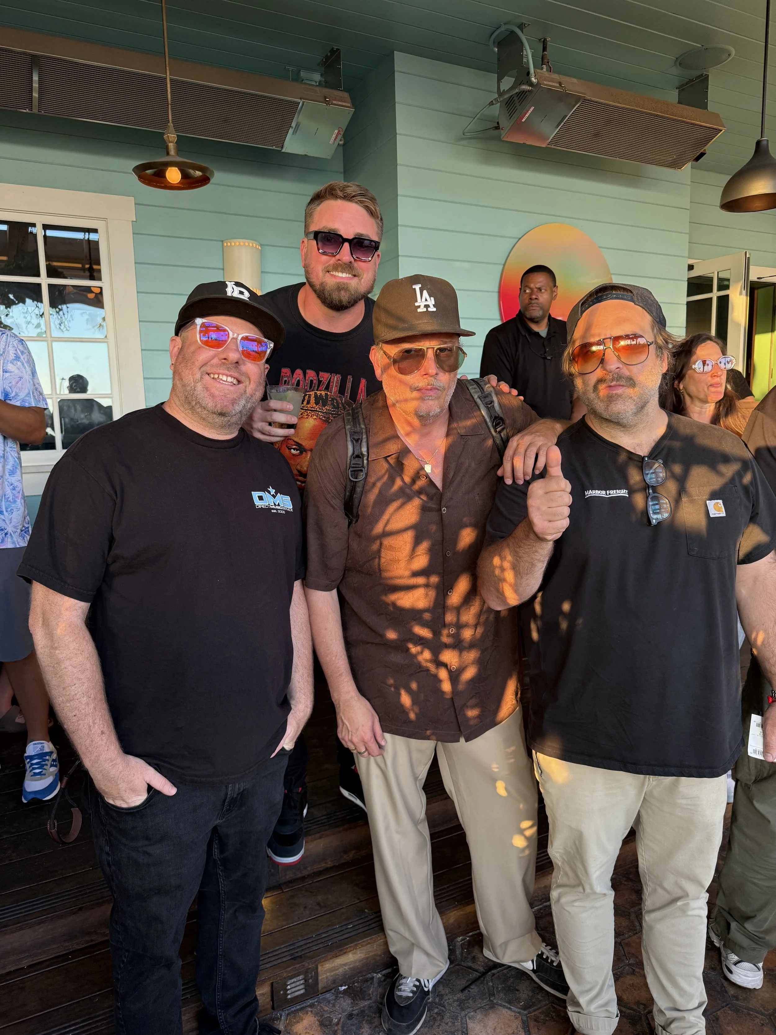 Drew and Fuse along with The Captains of Industry, Stonerokk & Graham Funke at The Bungalow in Long Beach.