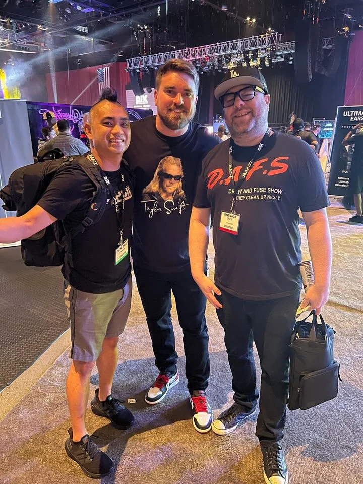 DJ Flipside, Fuse, and Drew Pierce, at the DJX in Atlantic City.