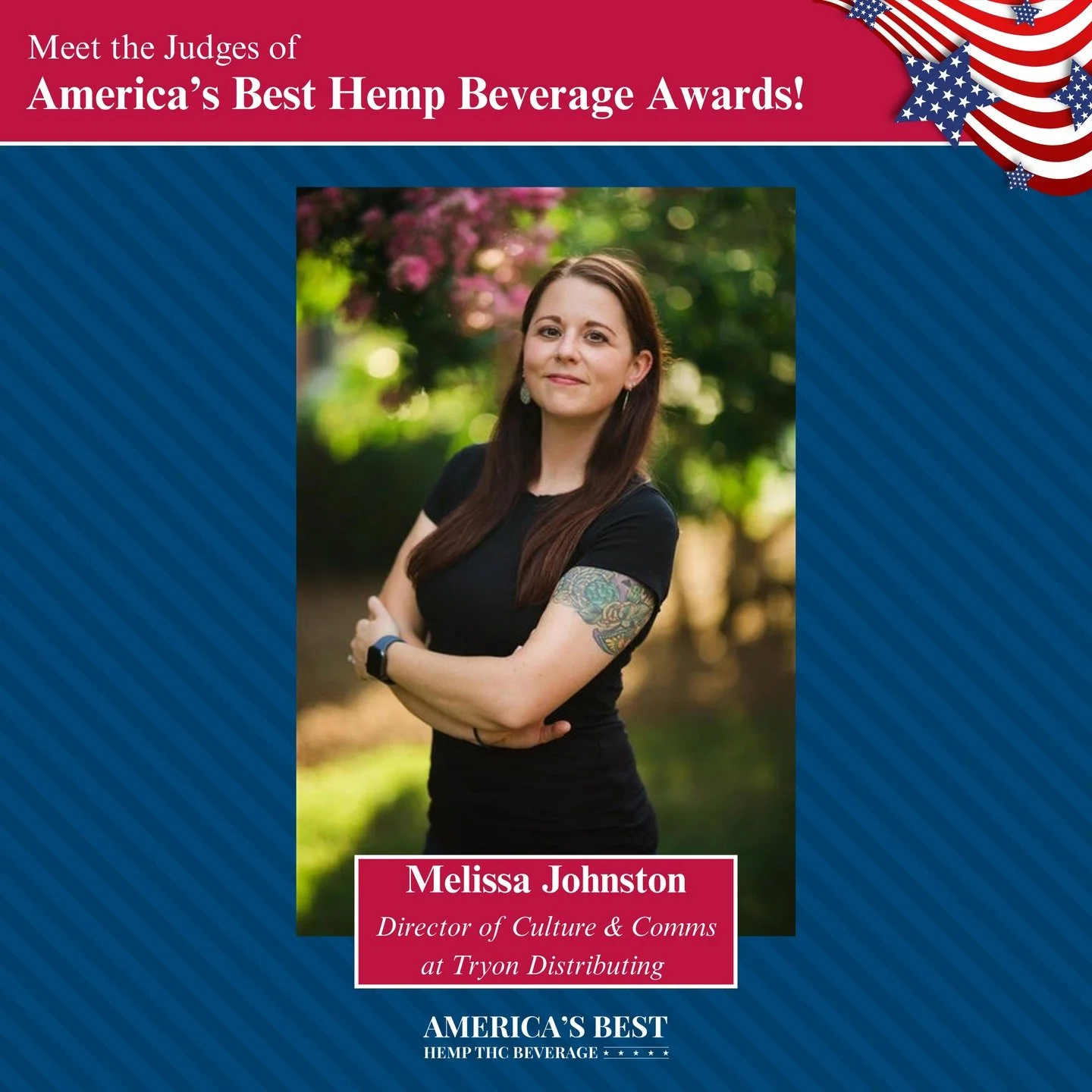 🌟 Meet the Judges 🌟
We're excited to introduce Melissa Bruno Johnston as one of our judges for the America's Best Hemp Beverage Awards! 🍹

@beerswithbruno has over 20 years of experience across the alcohol industry, starting as a bartender at 18 b