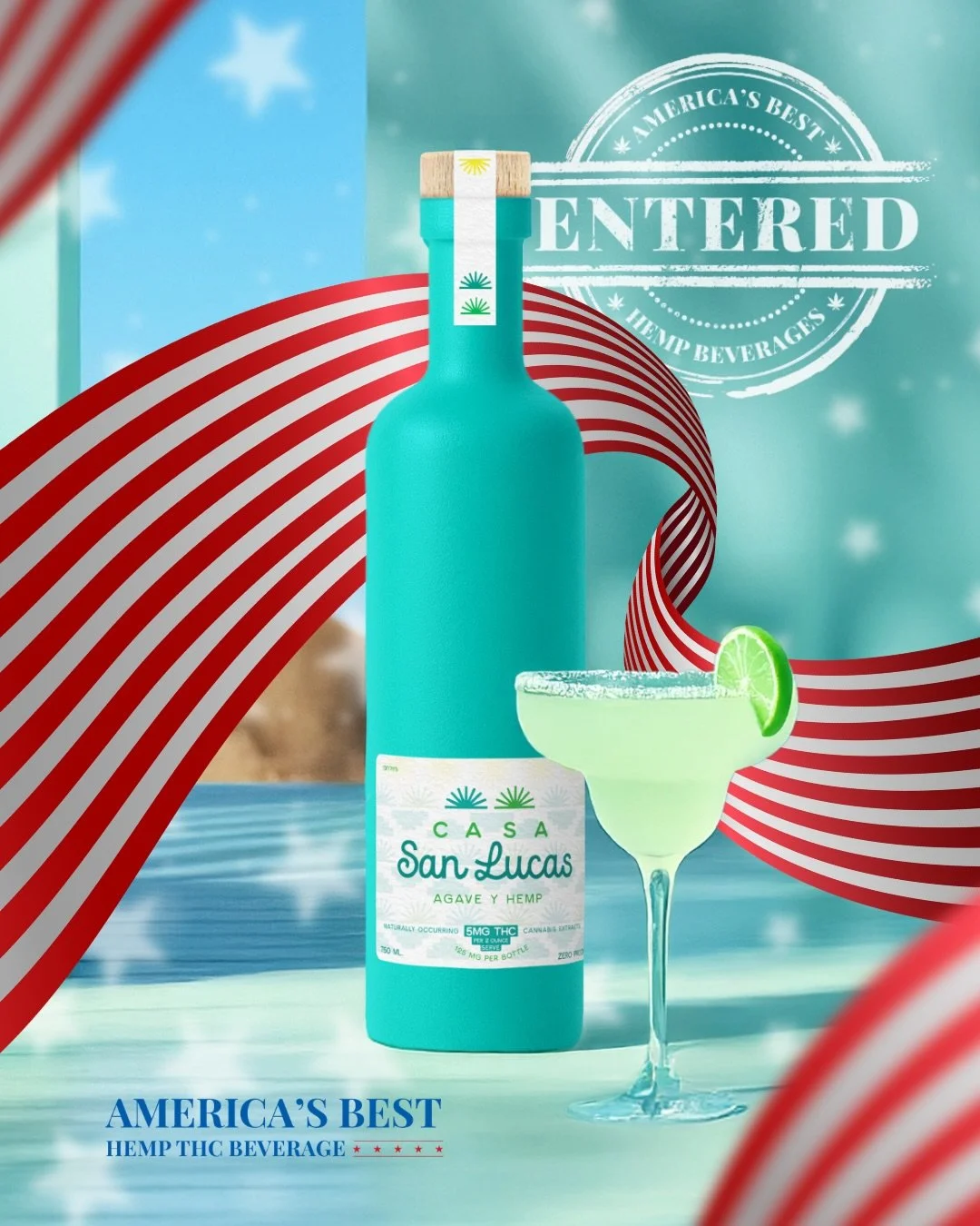 The bar keeps getting higher 🍸@casa.sanlucas just entered 3 products into the 2026 America&rsquo;s Best Hemp Beverage Awards! 

🥃 750ml Spirit 🌶️ Jalape&ntilde;o Pineapple Margarita 🍊 Paloma

These entries are now competing for Illinois&rsquo;s B