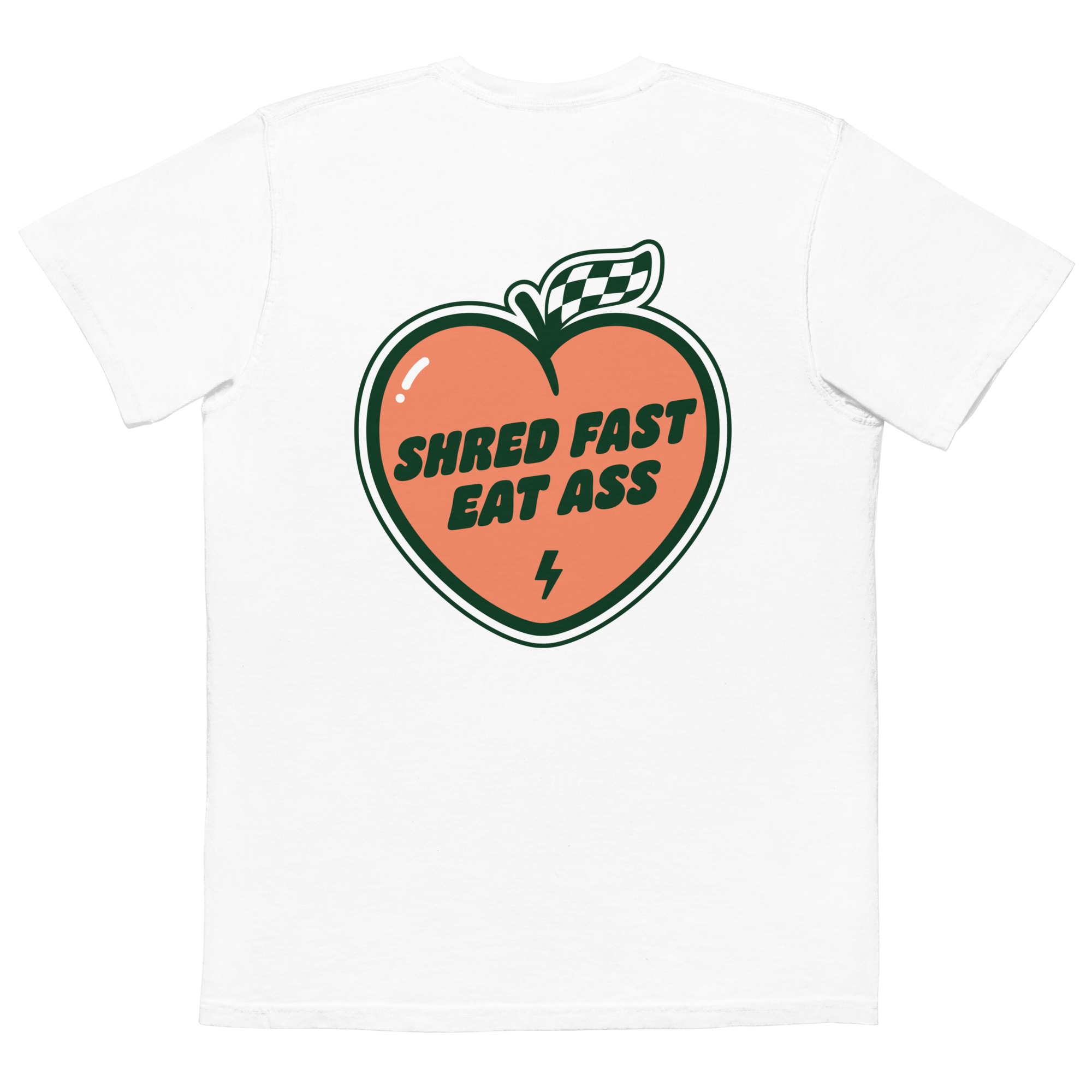 Eat Ass Shred Fast Unisex garment-dyed pocket t-shirt