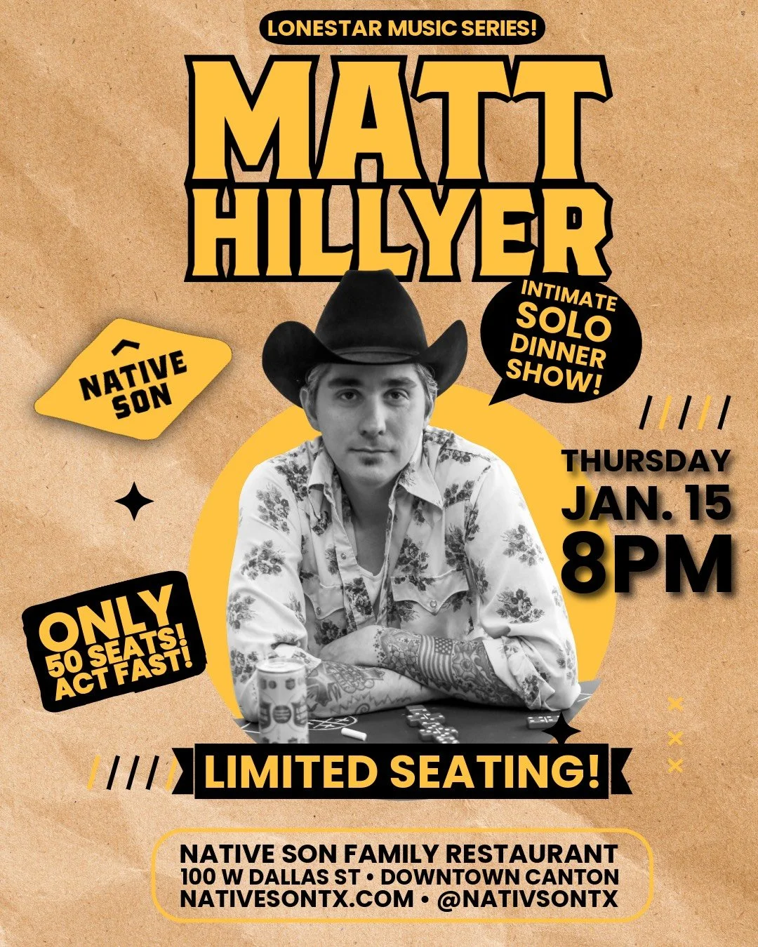 An Evening With Matt Hillyer of Eleven Hundred Springs