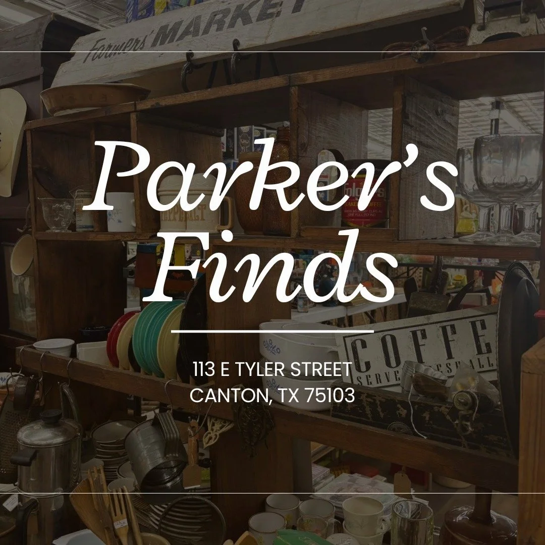 Looking for a unique shopping experience in Downtown Canton? Parker's Finds has it all:

🏺 Antique &amp; Vintage Treasures

🍯 Homemade Jams &amp; Salsas

🧼 Artisanal Soaps &amp; Lotions

Experience the friendly atmosphere and find your next favori