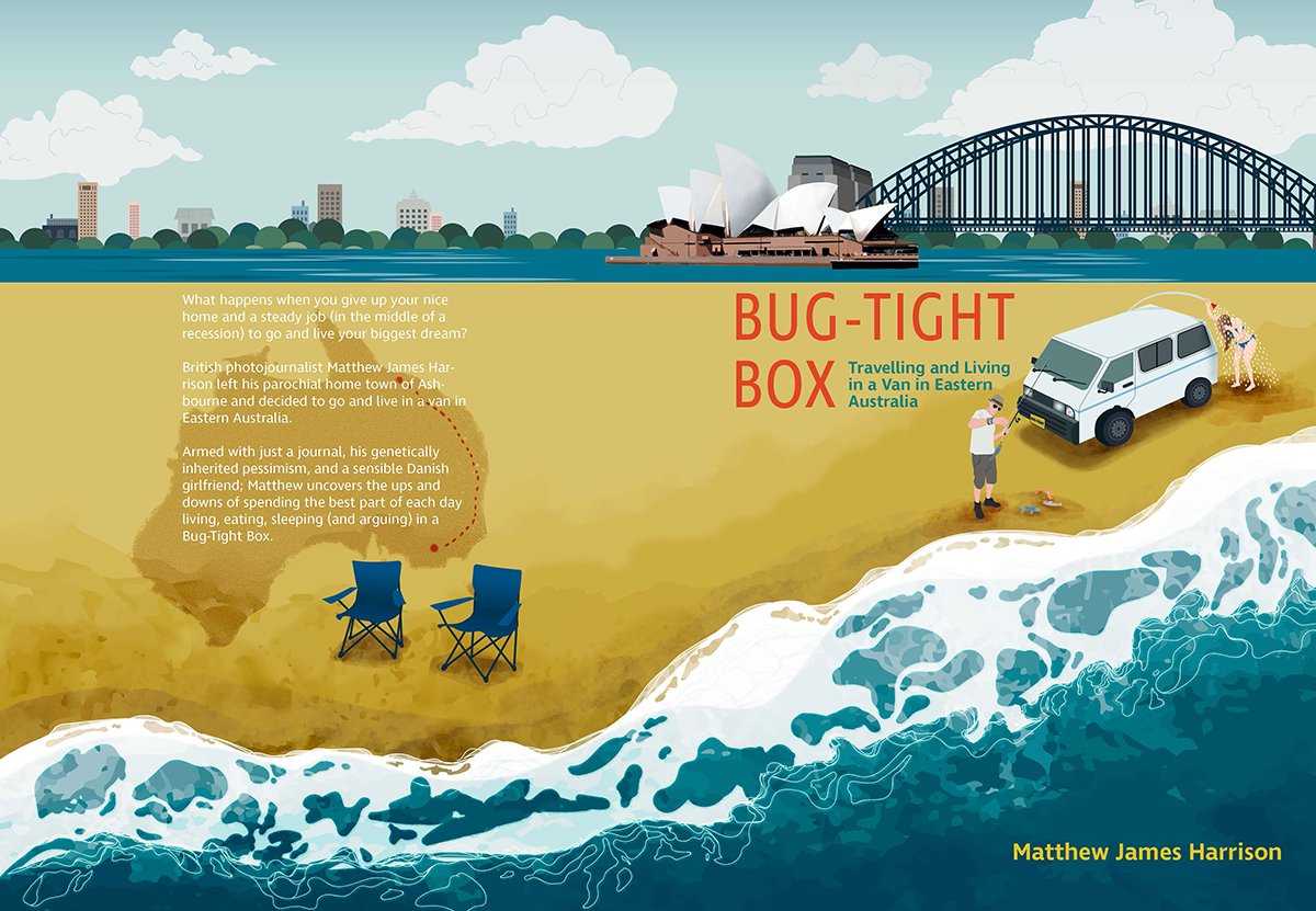 Bug-tight Box book cover illustration and design